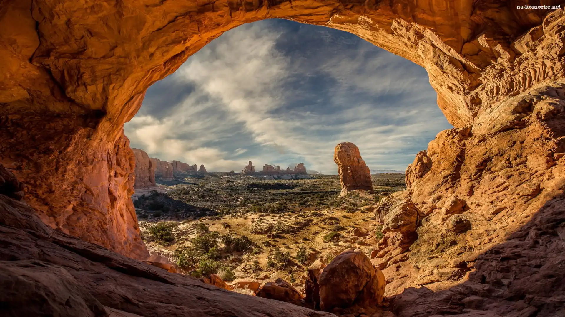 Skała, Stany Zjednoczone, Stan Utah, Park Narodowy Arches, Kanion