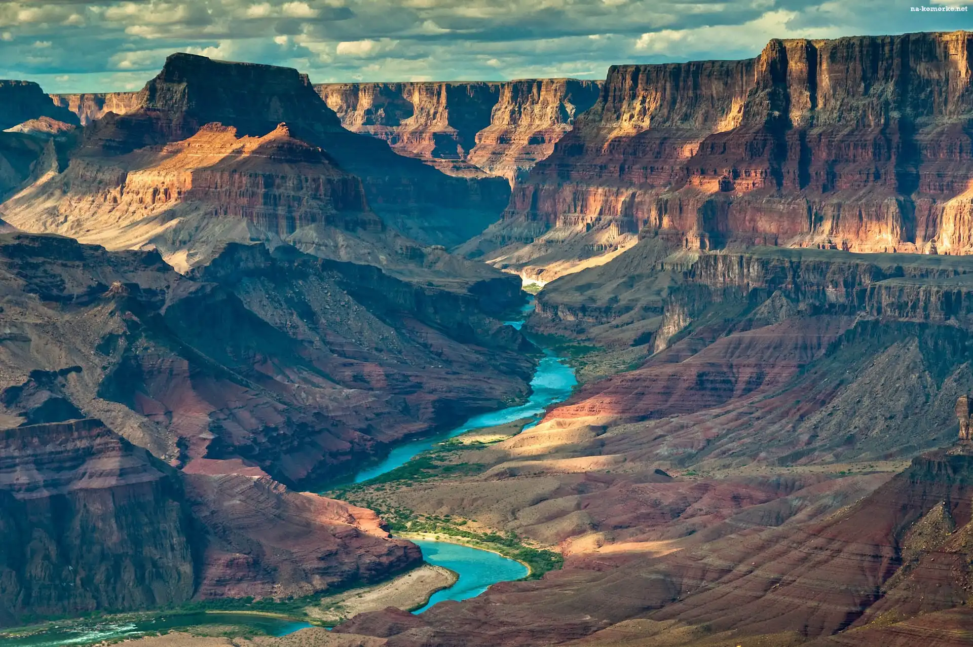 Kanionu, Narodowy, Park, Kanion, Wielkiego, Arizona