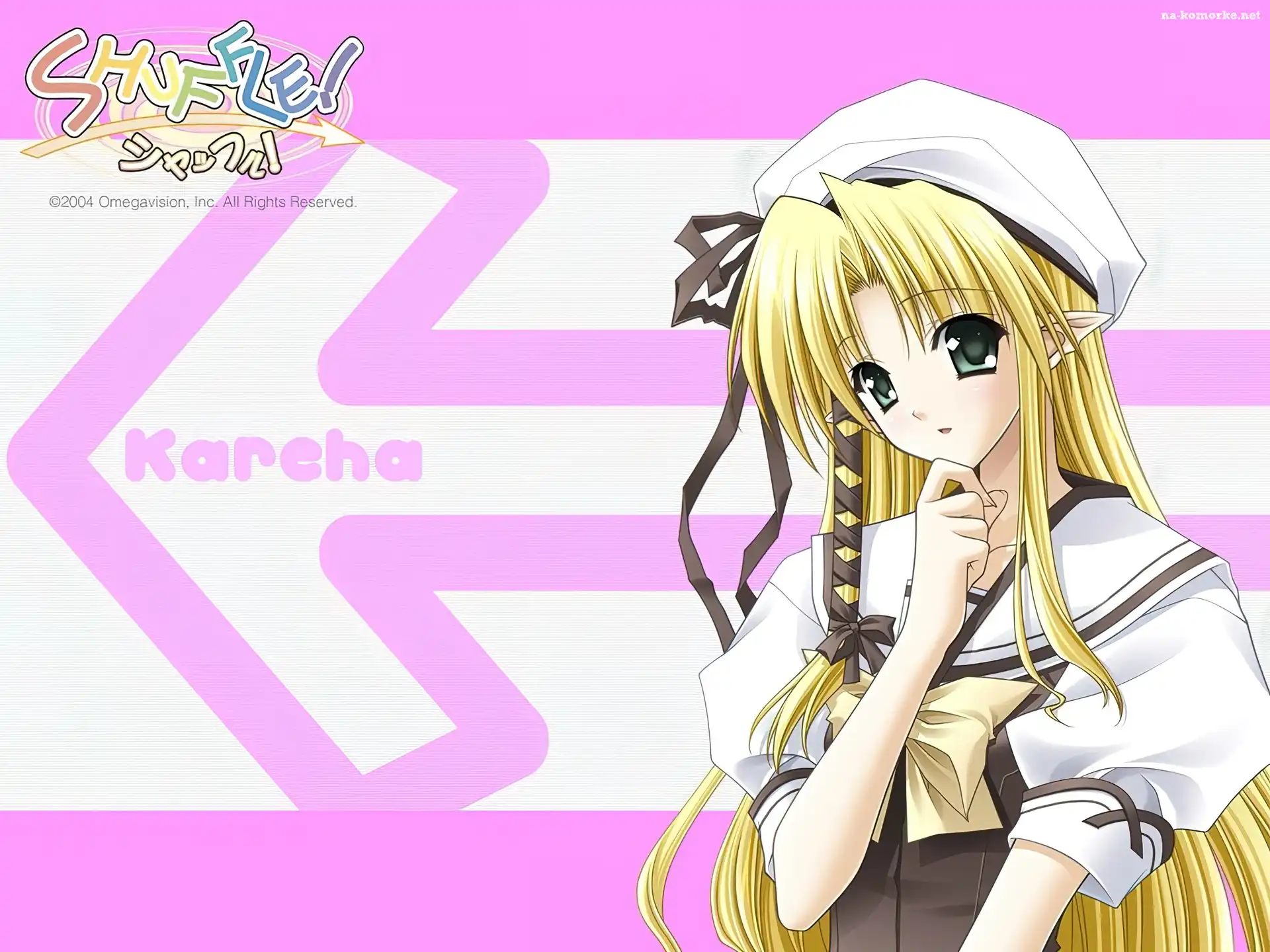 Shuffle, blondynka, Kareha