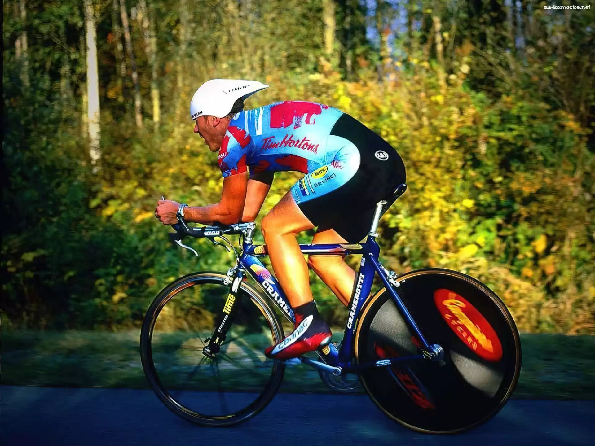 Rower, kask, kolarz