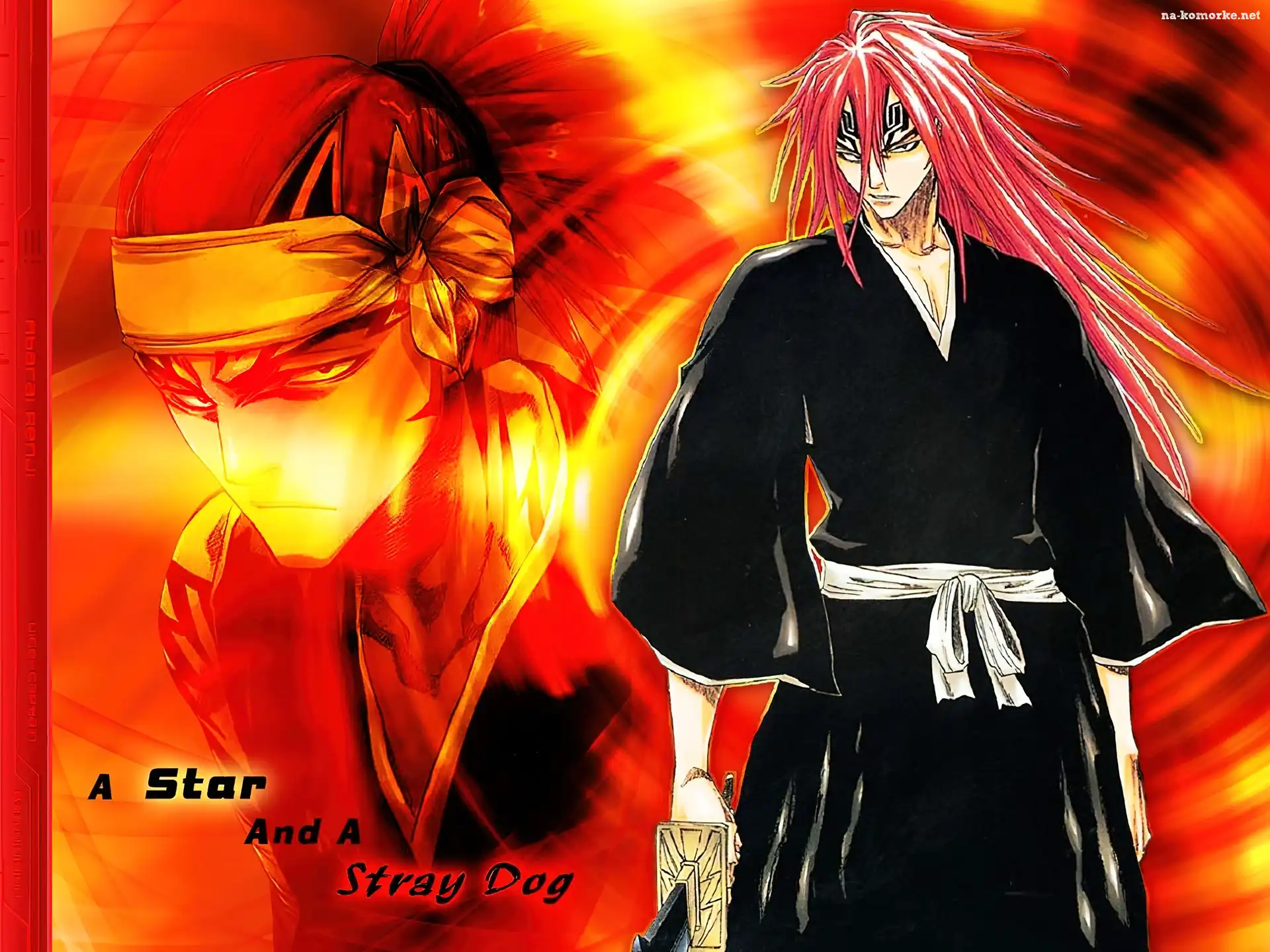 katana, Bleach, kimono, postać, miecz