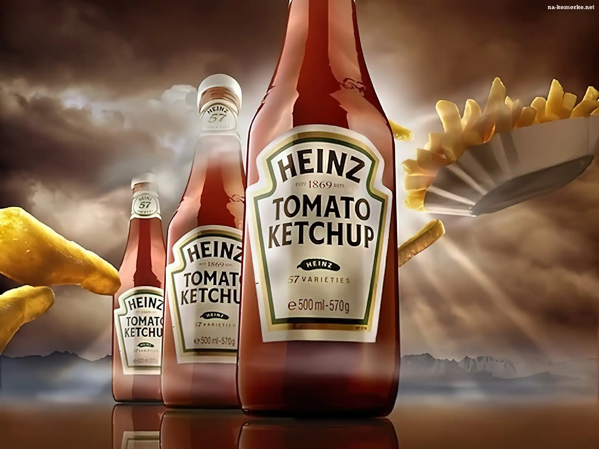 Frytki, Ketchup, Promienie