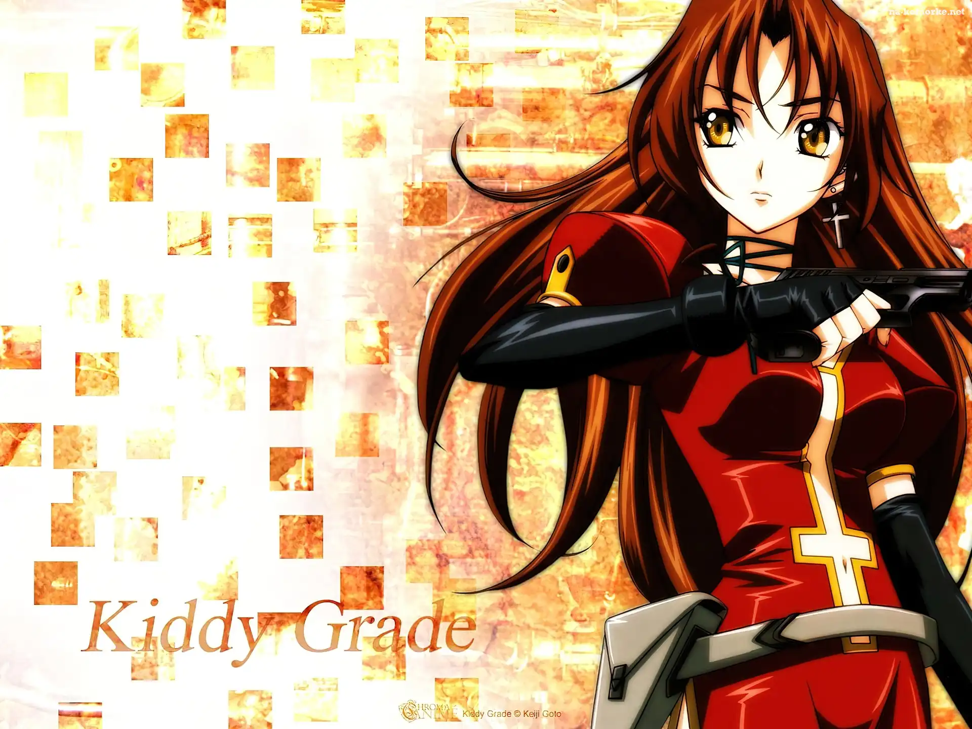 Kiddy Grade, pistolet, kobieta