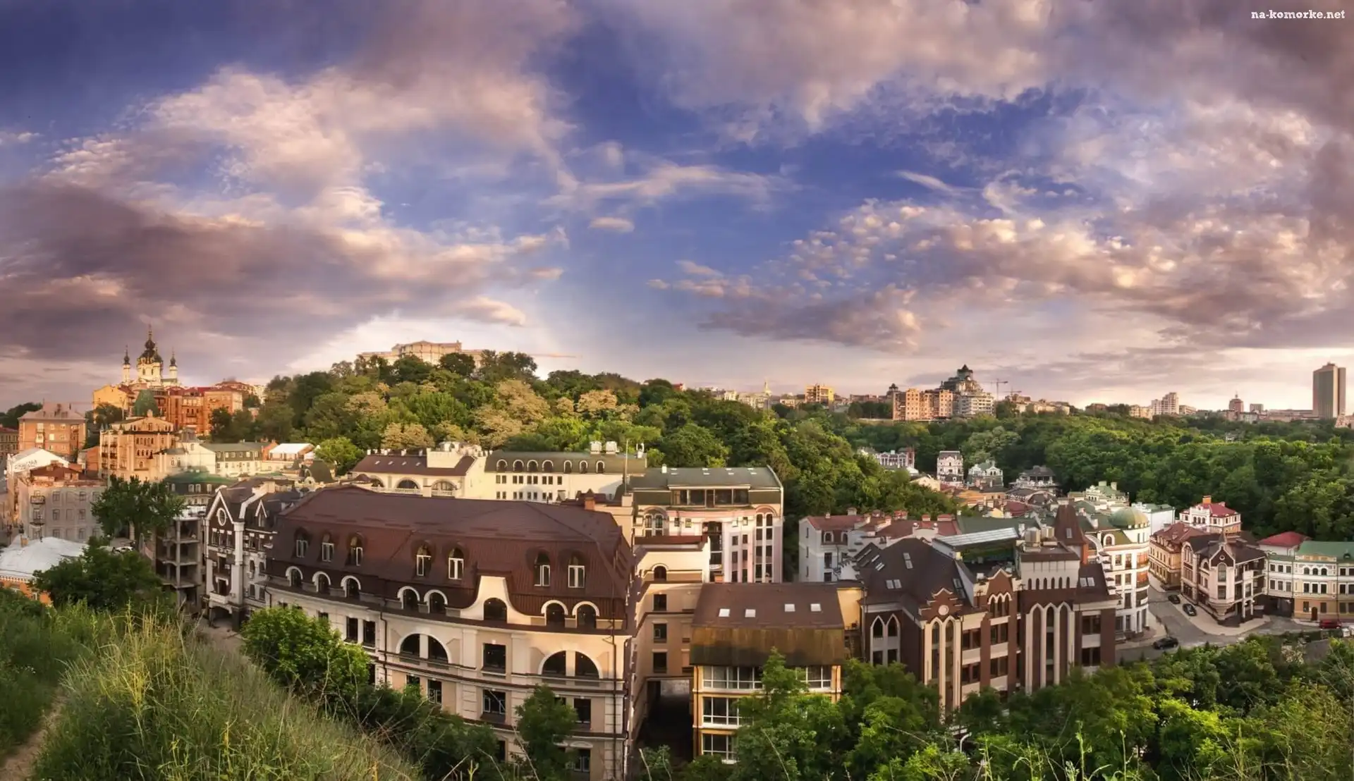 Kijów, Miasta, Ukraina, Panorama