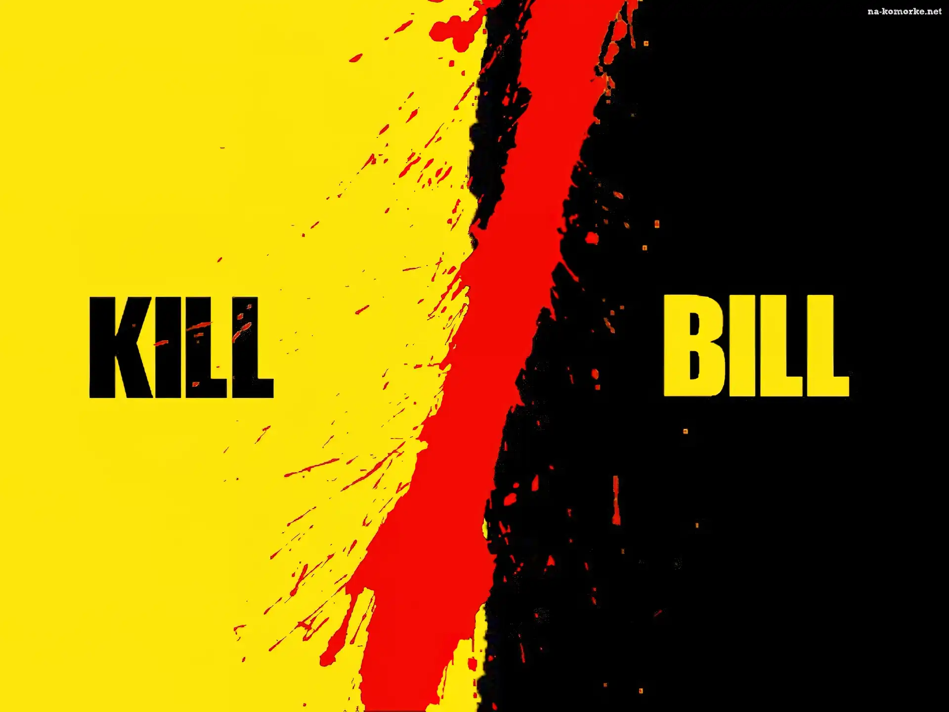 Kill Bill, żółty, czarny