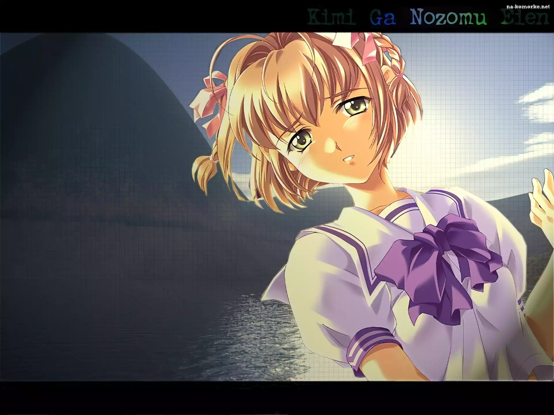 Kimi Ga Nozmu Eien, jezioro, kobieta