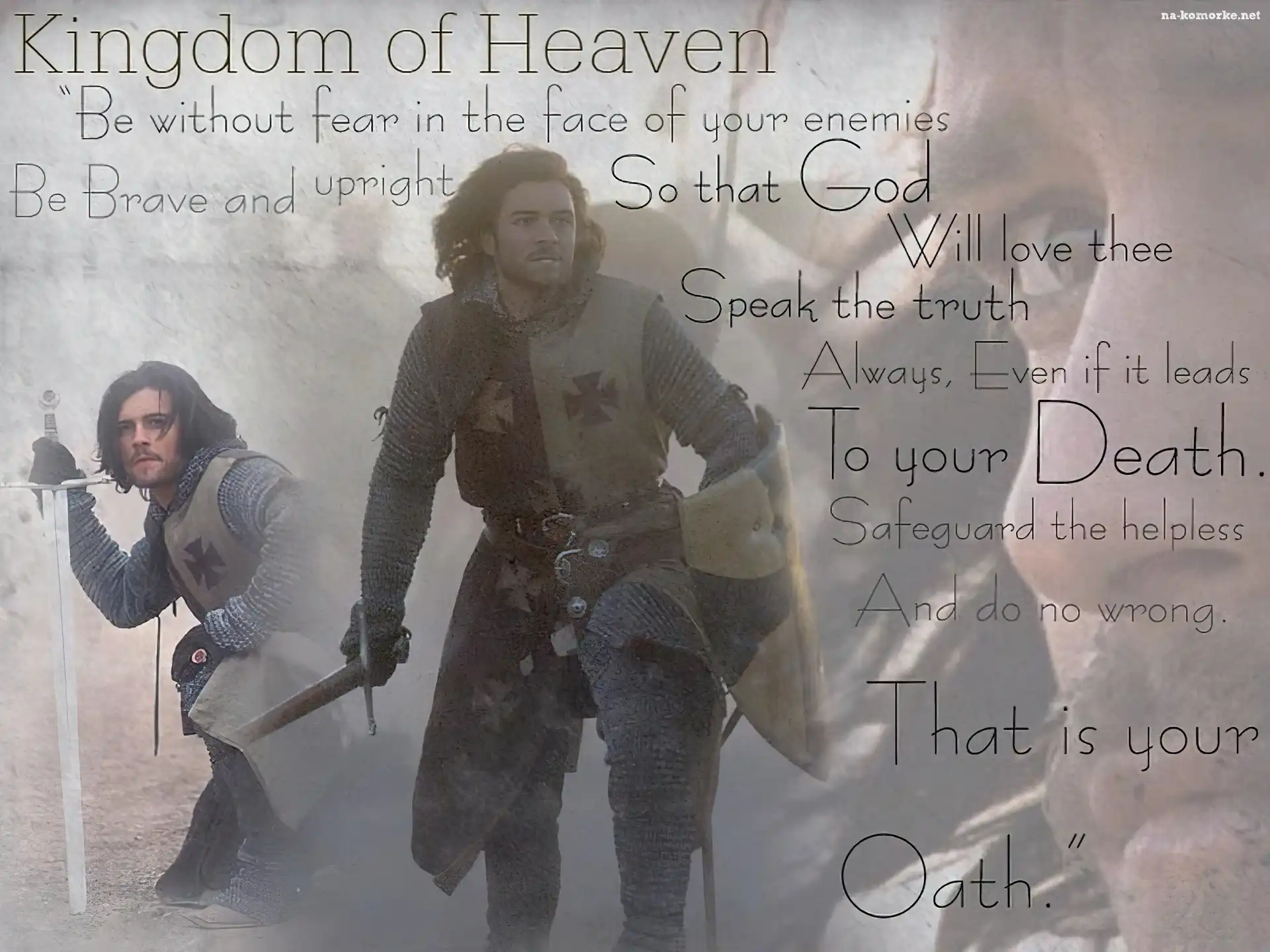 Kingdom Of Heaven, Orlando Bloom, napisy