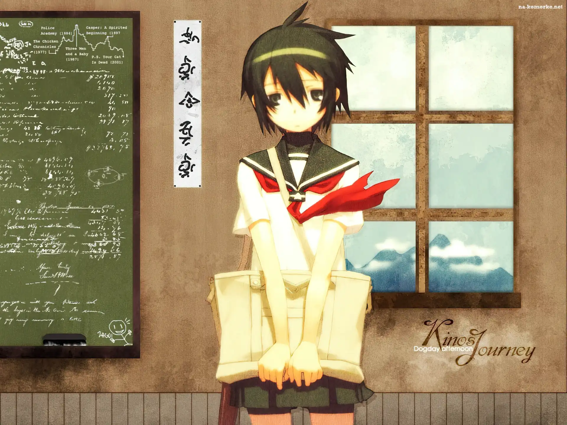 Kino No Tabi, okno, kobieta
