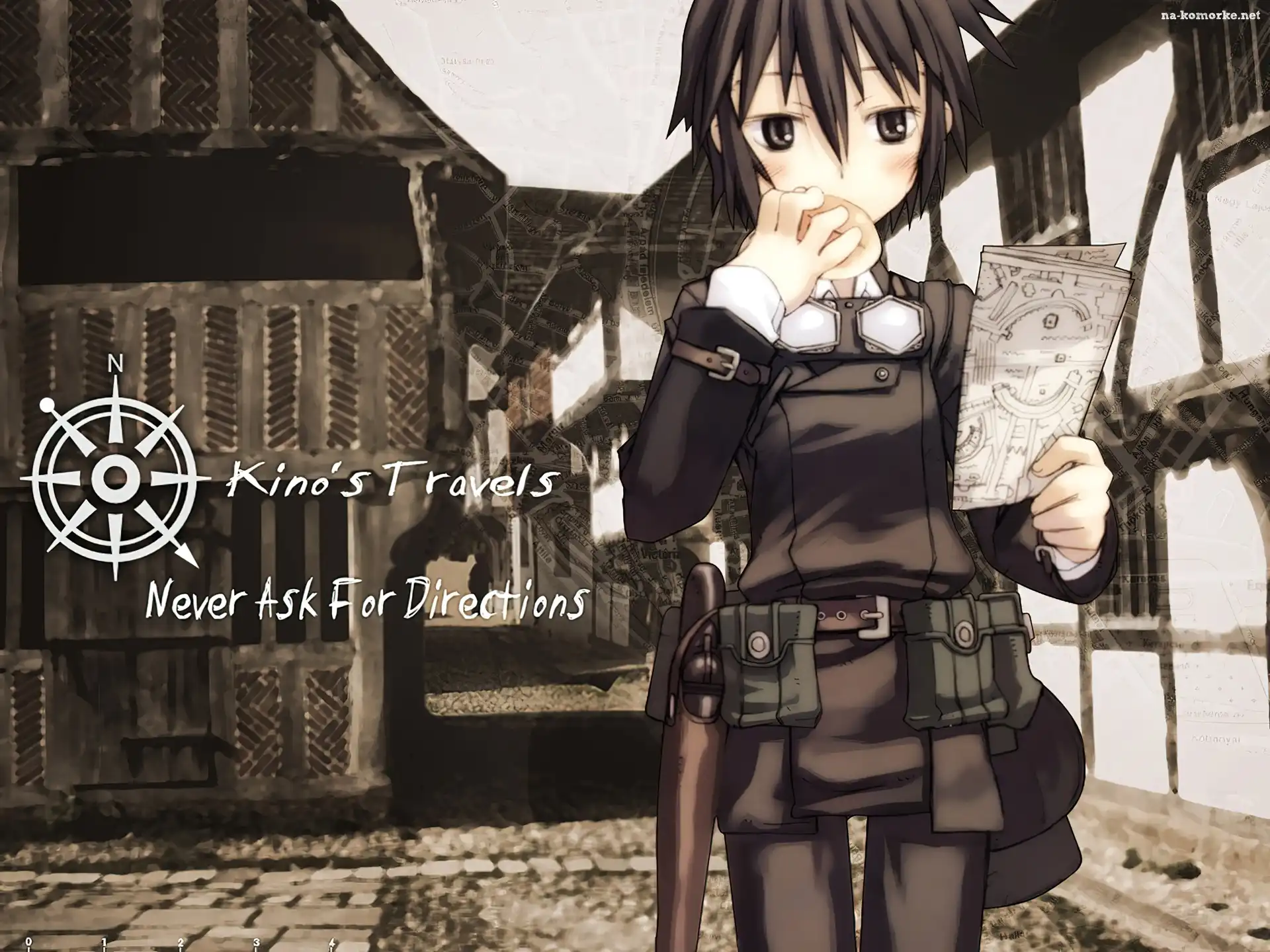 Kino No Tabi, miasto, postać, mapa