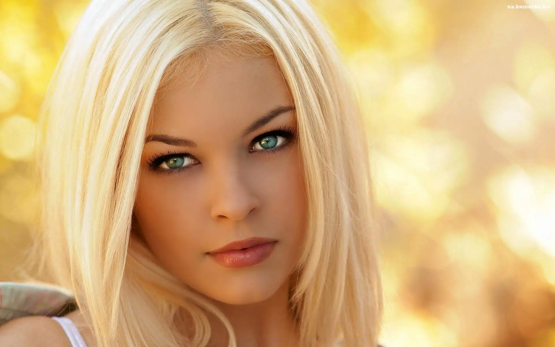 Kobieta, Oczy, Blondynka, Niebieskie