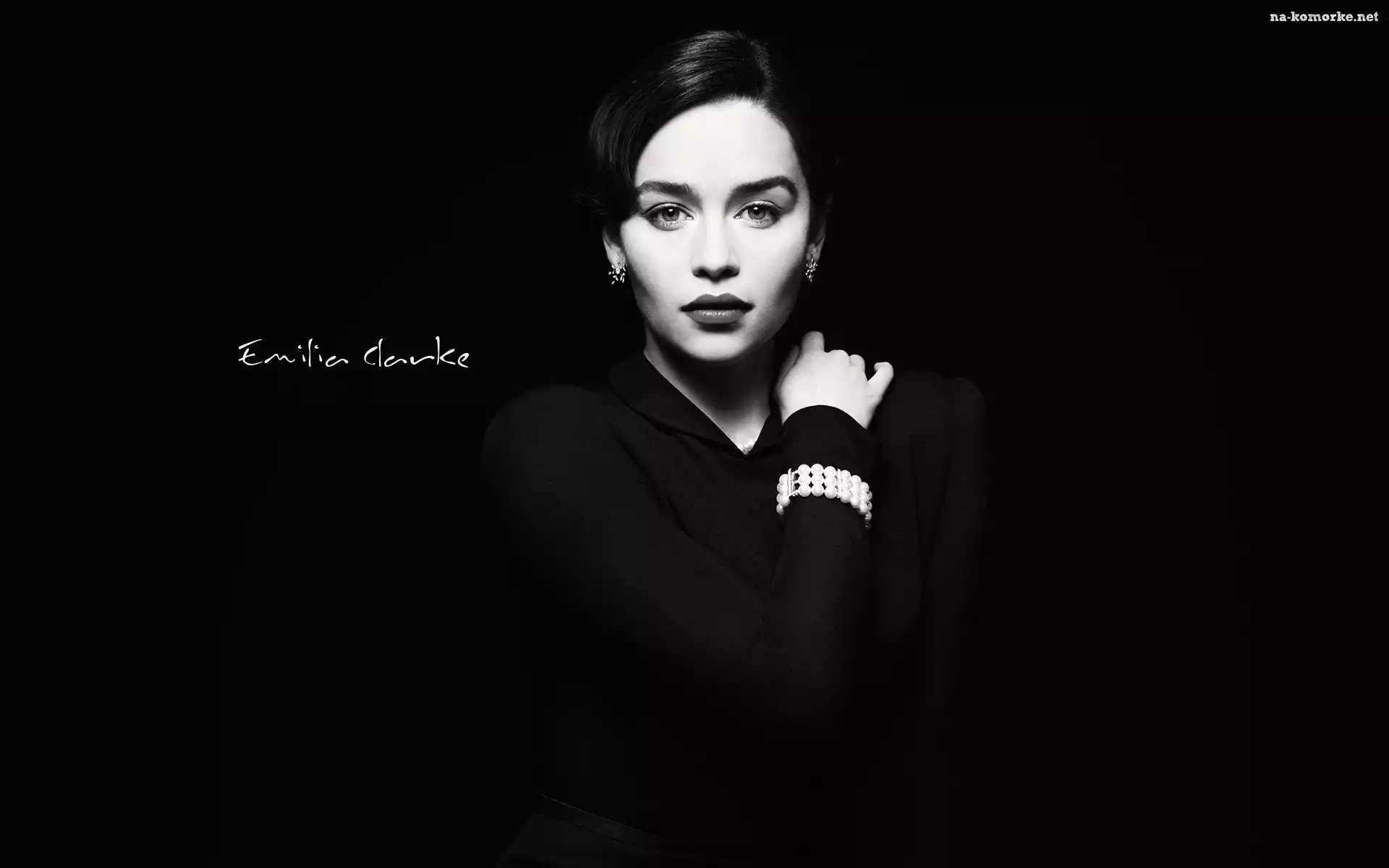 Kobieta, Czarno-Białe, Aktorka, Emilia Clarke
