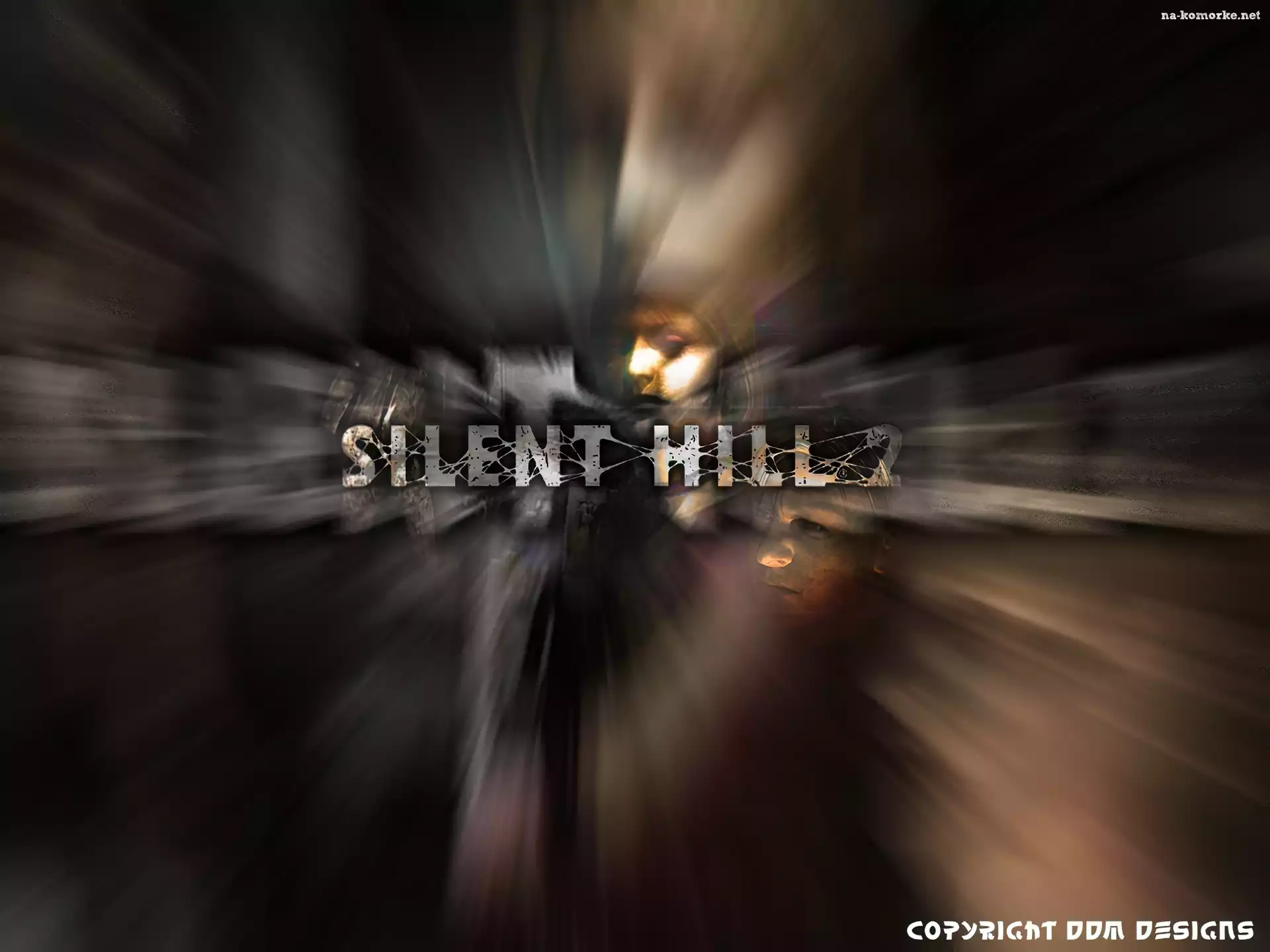 twarz, kobieta, Silent Hill 2, grafika, mężczyzna, logo