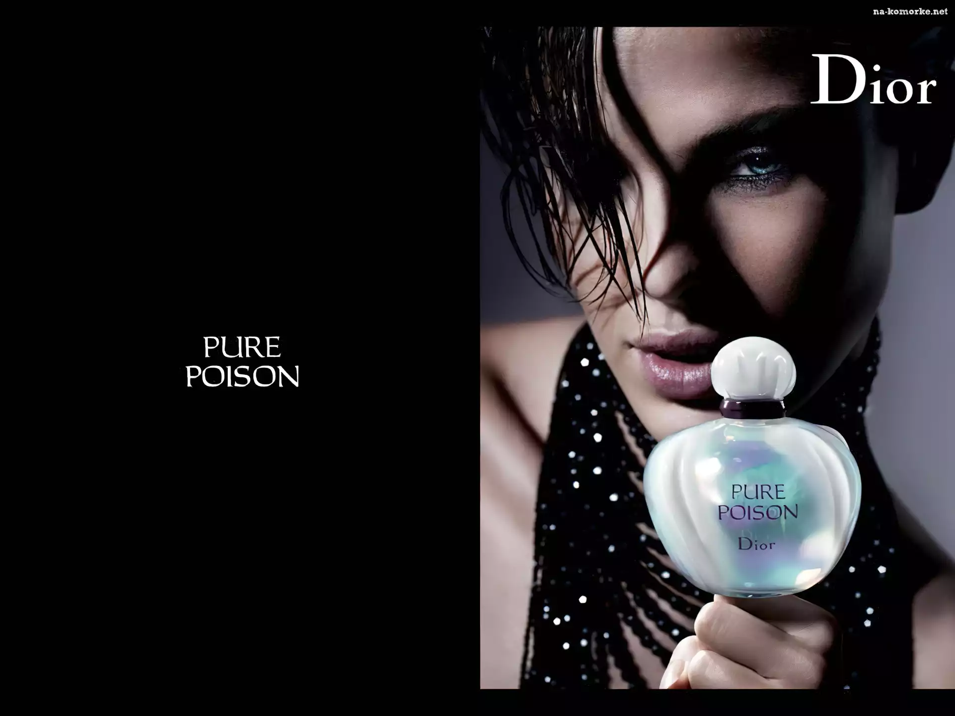 perfumy, Dior, kobieta, flakon, poison, pure