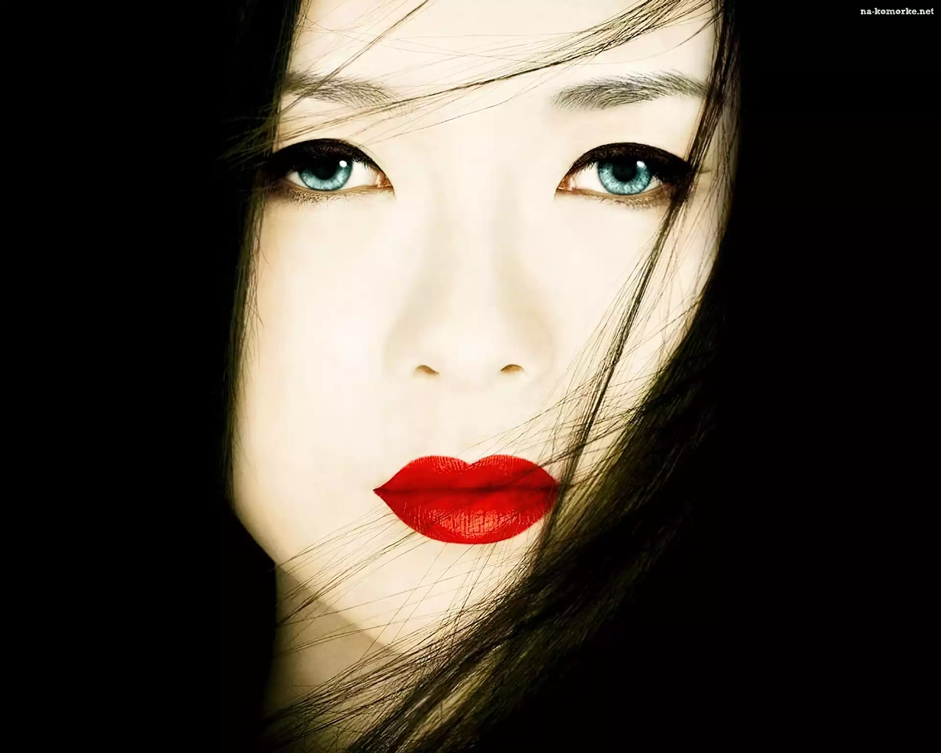 Zhang Ziyi, Twarz, Czerwone, Aktorka, Usta