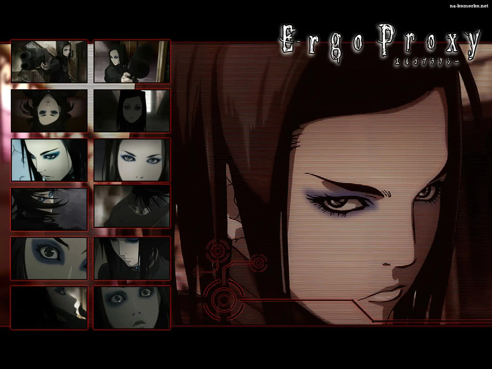 kobieta, Ergo Proxy, zdjęcia, złość, napisy