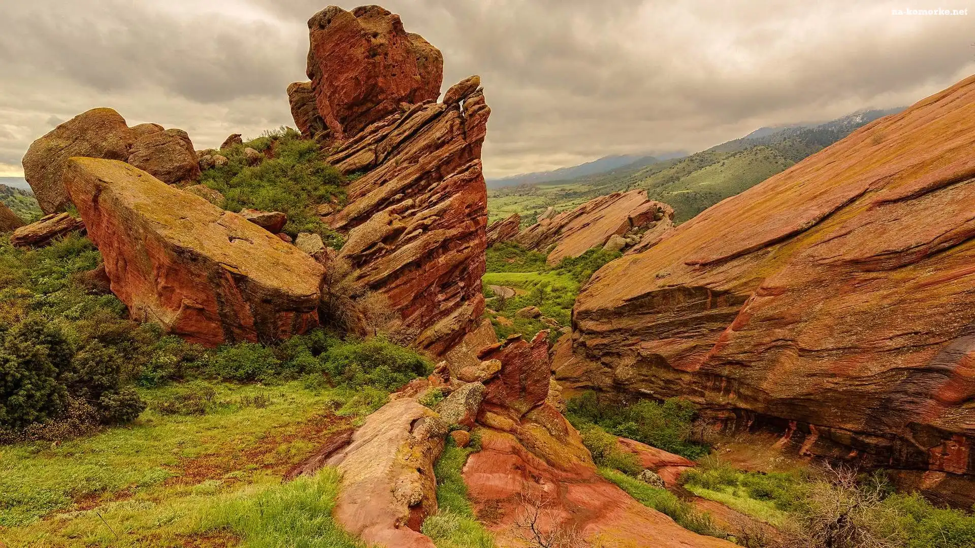 Stany Zjednoczone, Skały, Red Rocks Park, Hrabstwo Jefferson, Kolorado