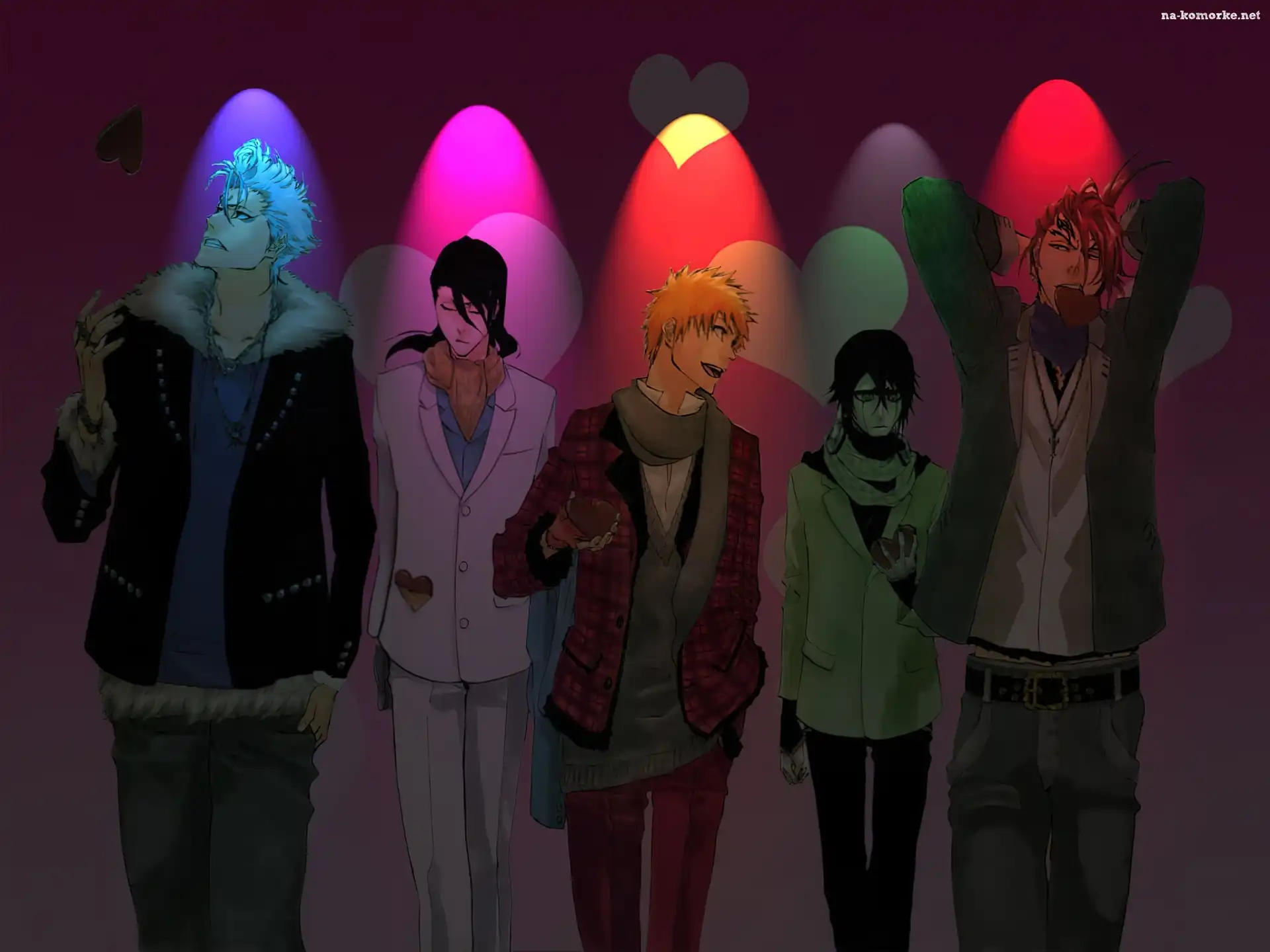 Postacie, Kolory, Bleach