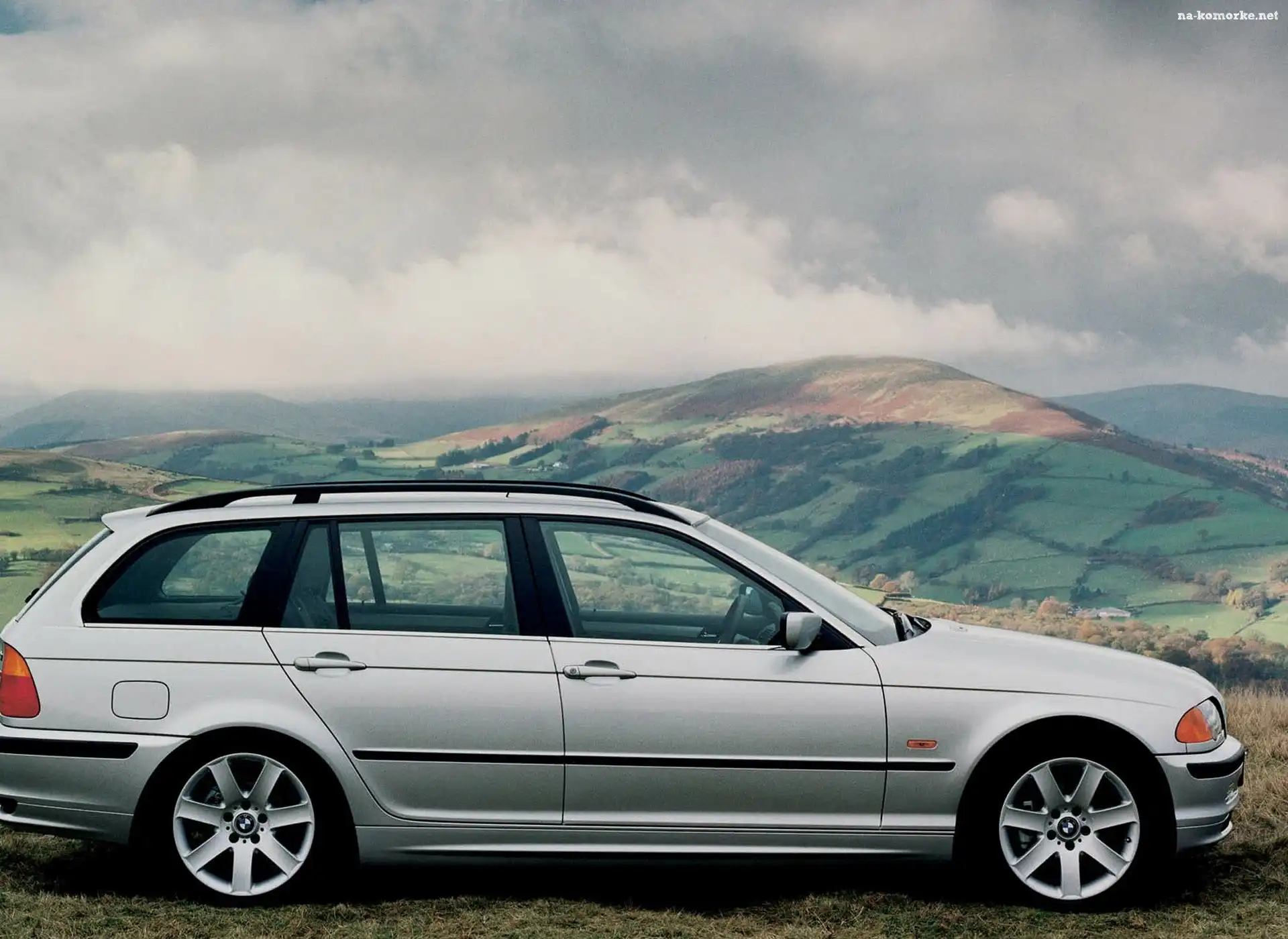 Kombi, BMW, Prawy Profil