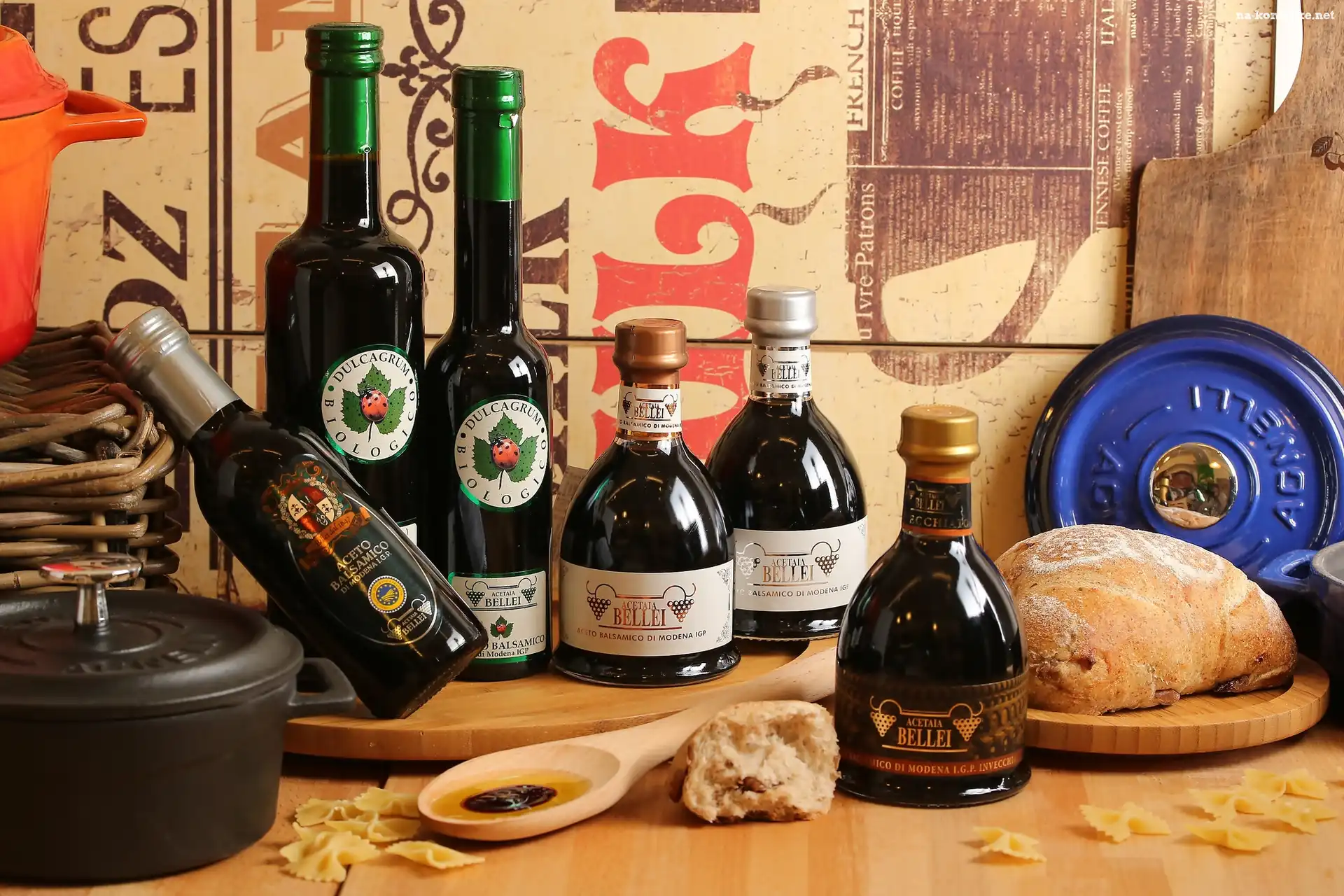 Kompozycja, Chleb, Ocet balsamiczny