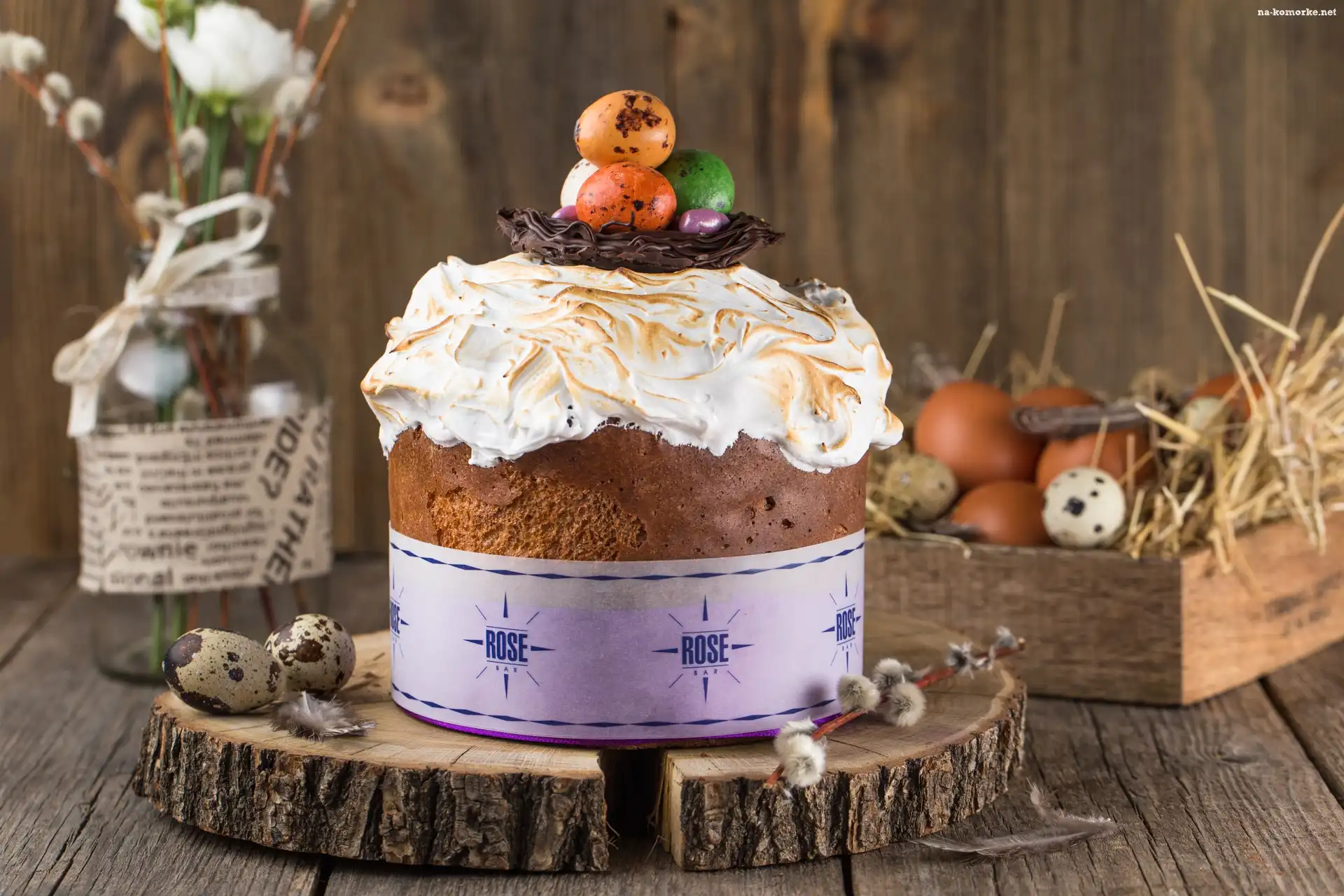 Kompozycja, Pisanki, Wielkanoc, Babka