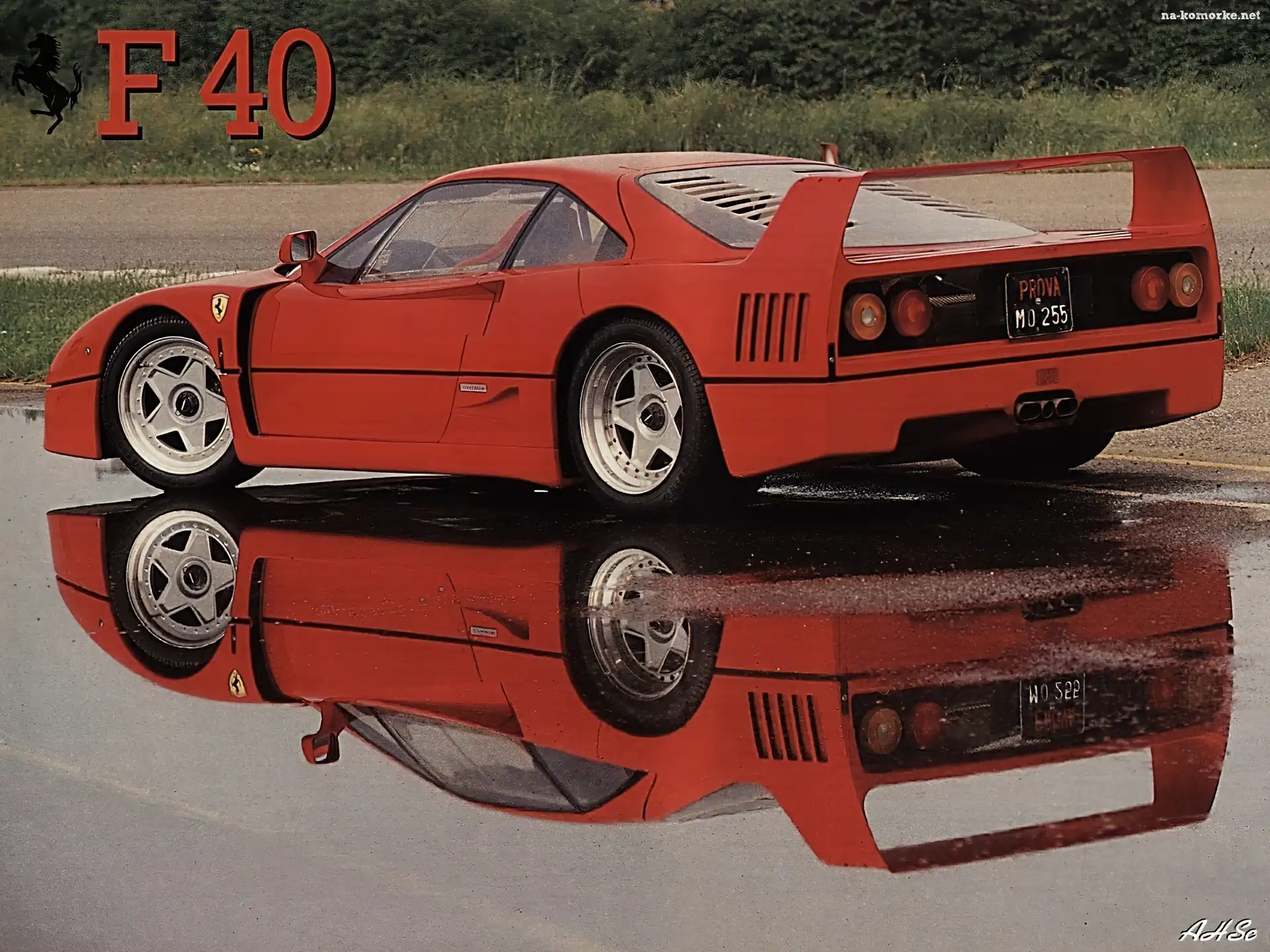 Konstrukcja, Reklama, Ferrari F 40