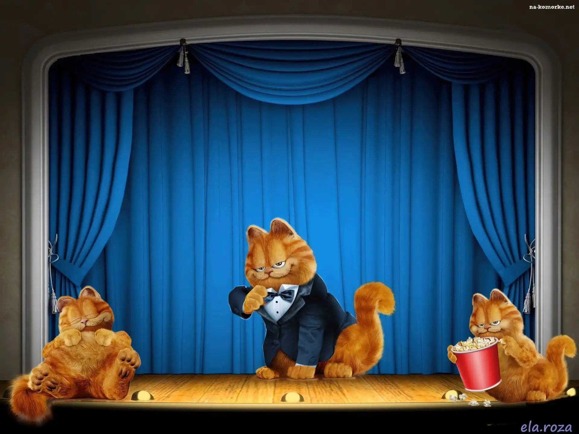Kot, Filmowa, Garfield, Postać