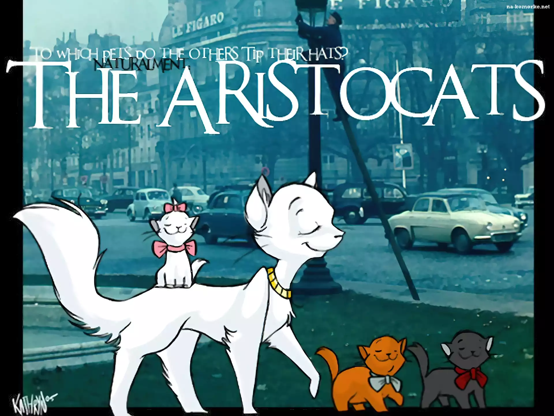 Film animowany, The Aristocats, koty, Aryskotraci, miasto
