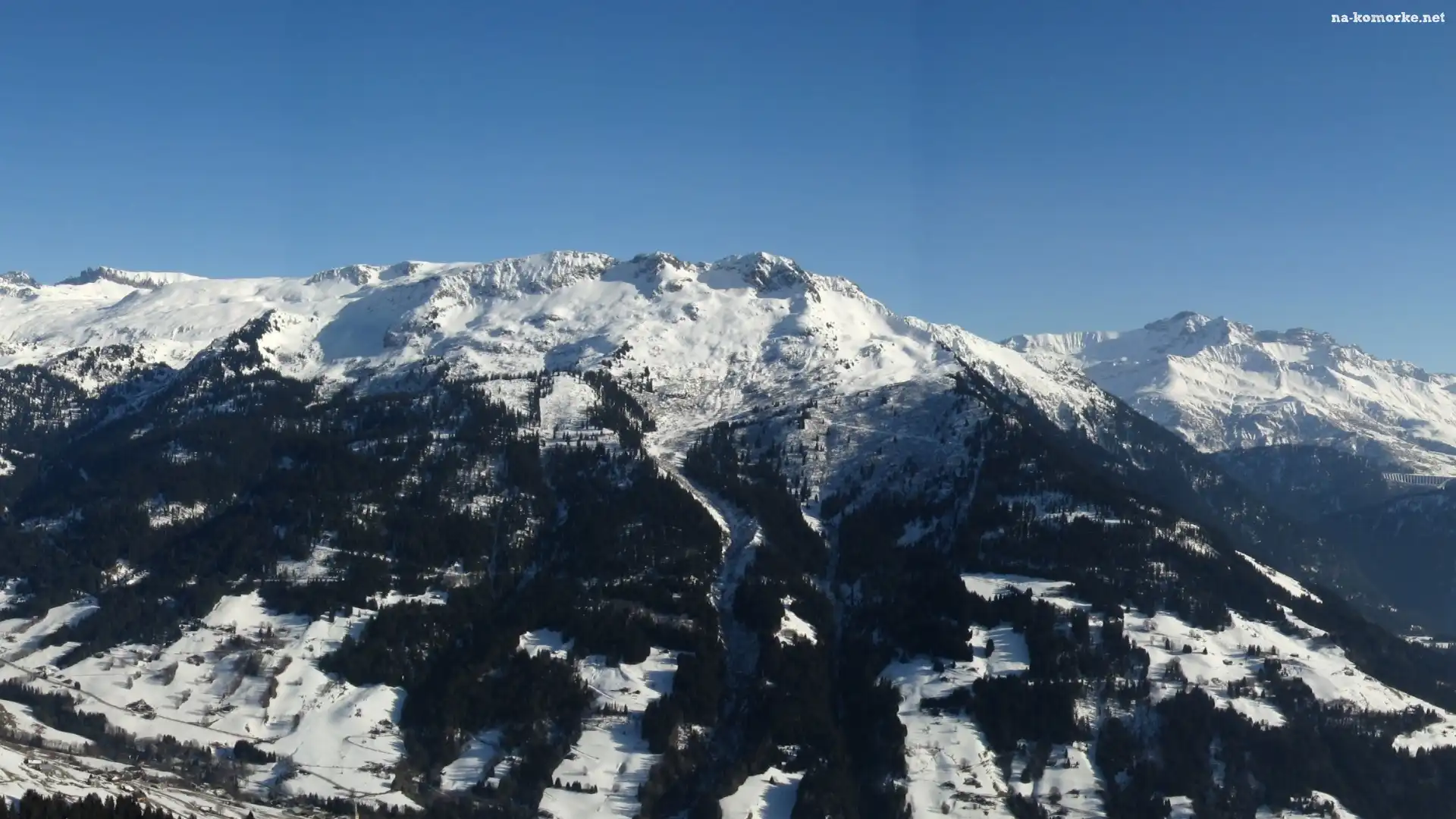 Górski, Krajobraz, Zima
