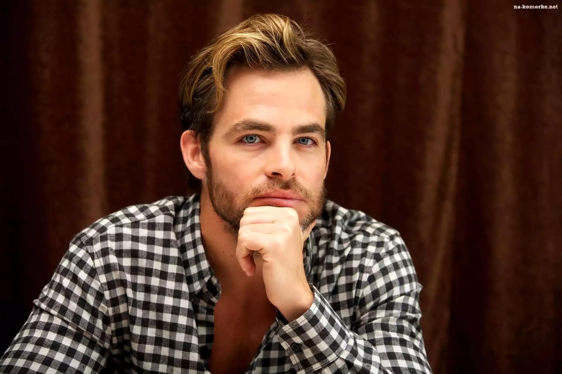 Krata, Chris Pine, Aktor, Zarost, Koszula