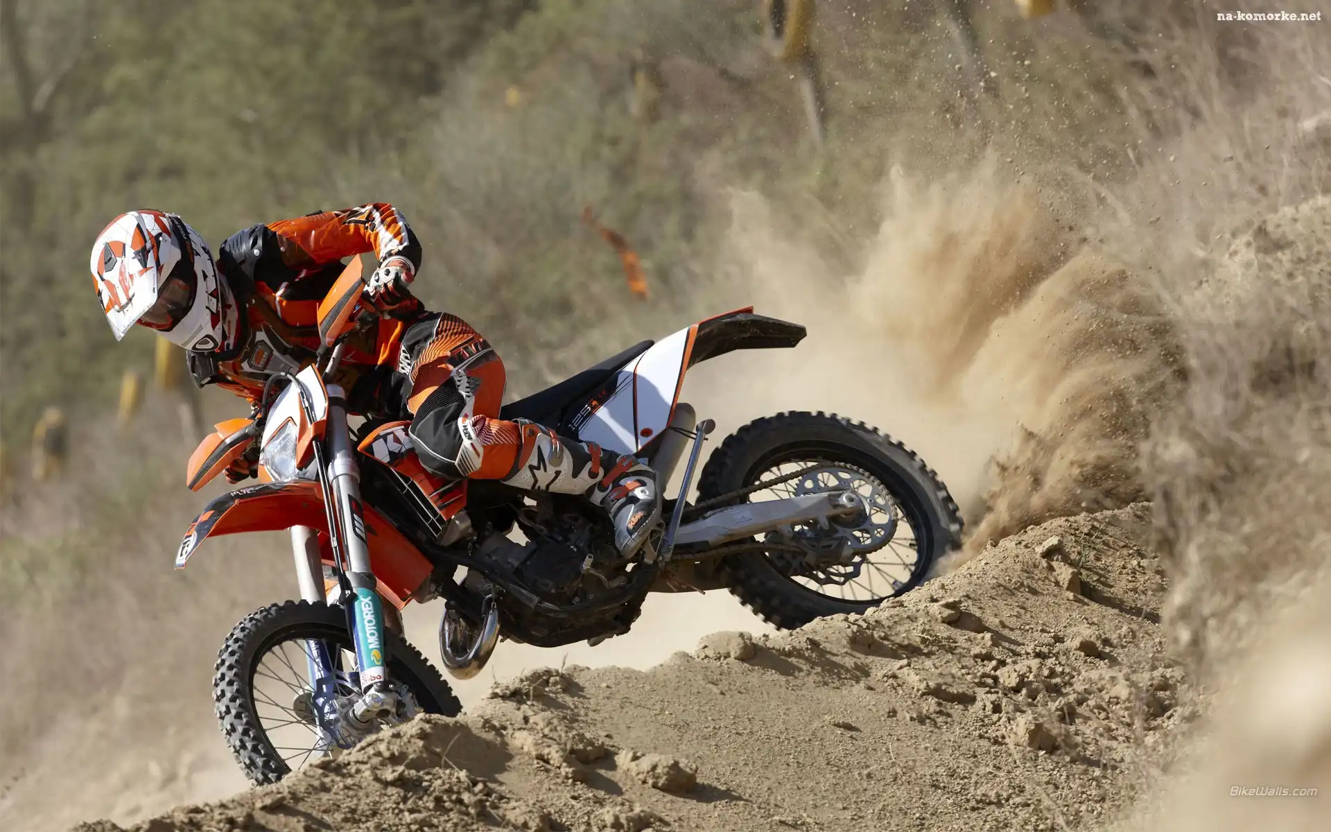 KTM 125 EXC, Teren