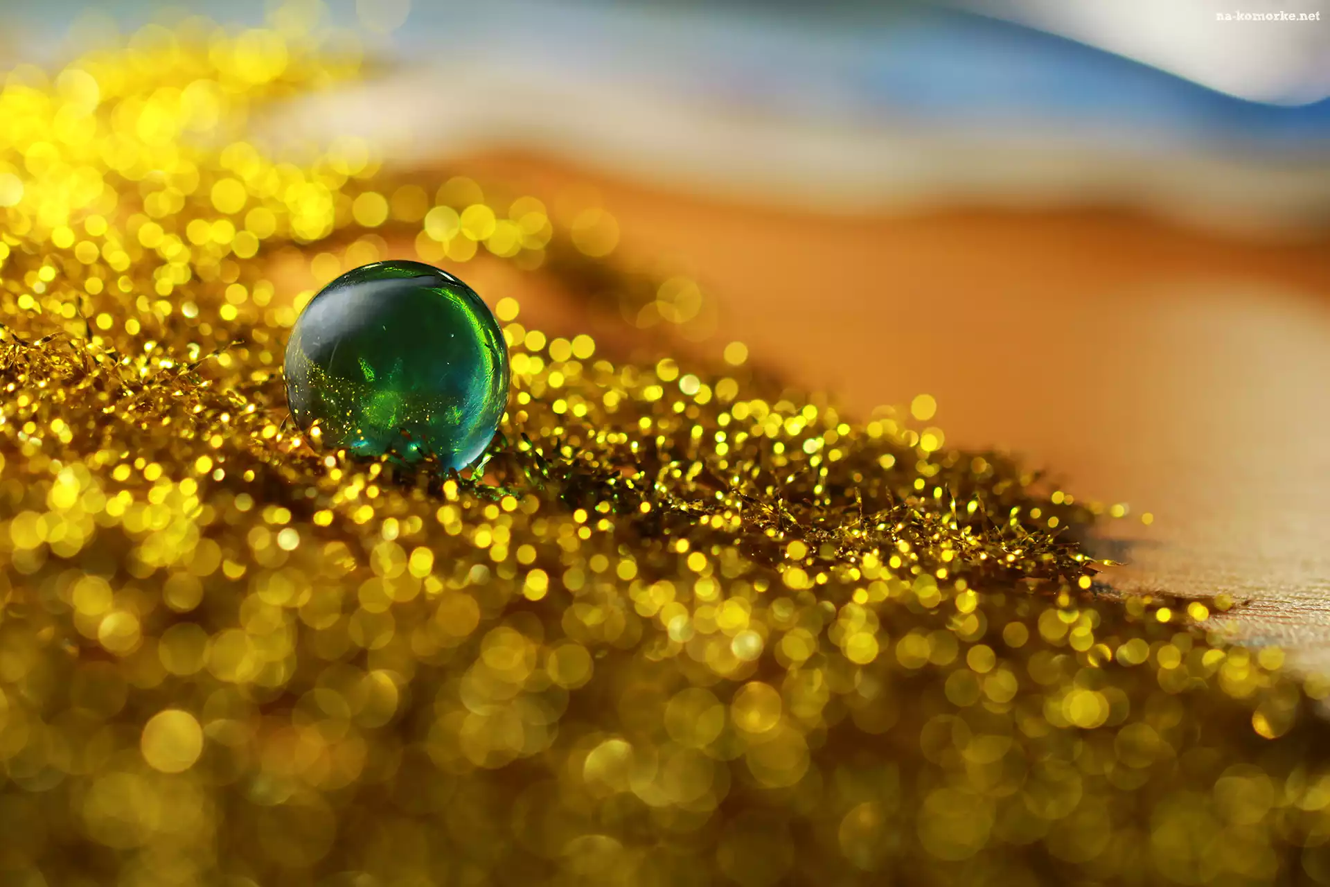 Kulka, Bokeh, Szklana, Makro