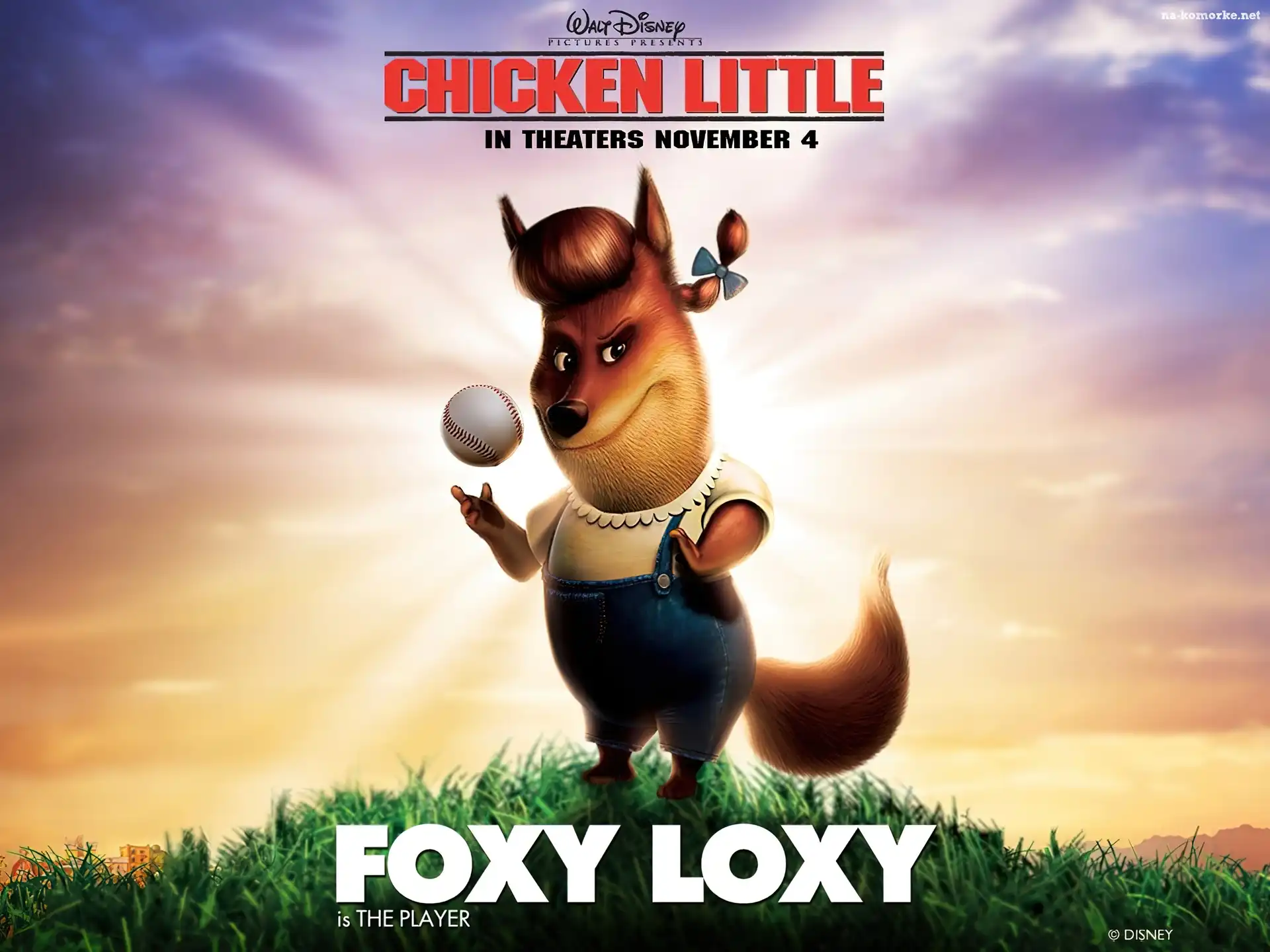 Kurczak Mały, Chicken little, Foxy Loxy