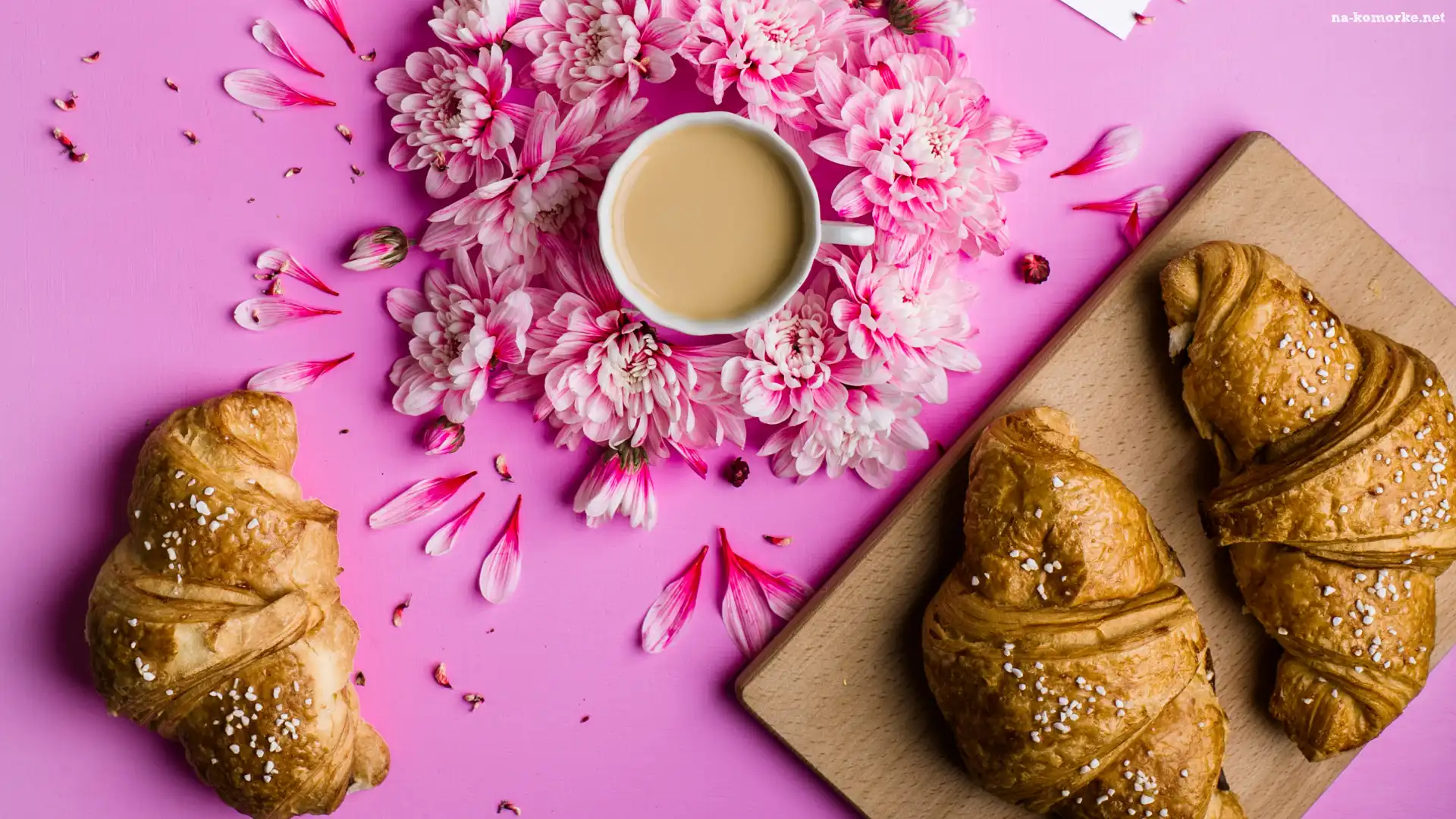 Kwiatki, Rogaliki, Kawa, Deska, Croissanty, Płatki