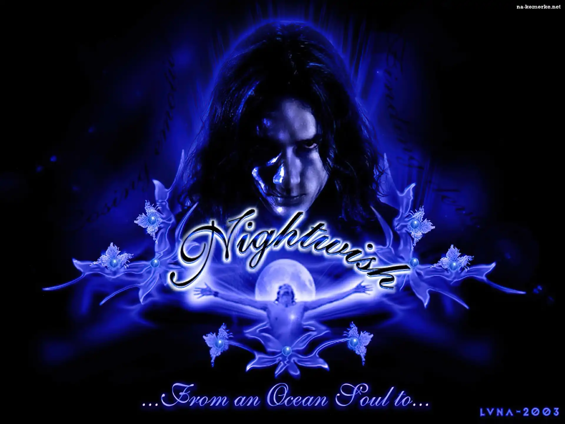 Nightwish, kwiaty , księżyc