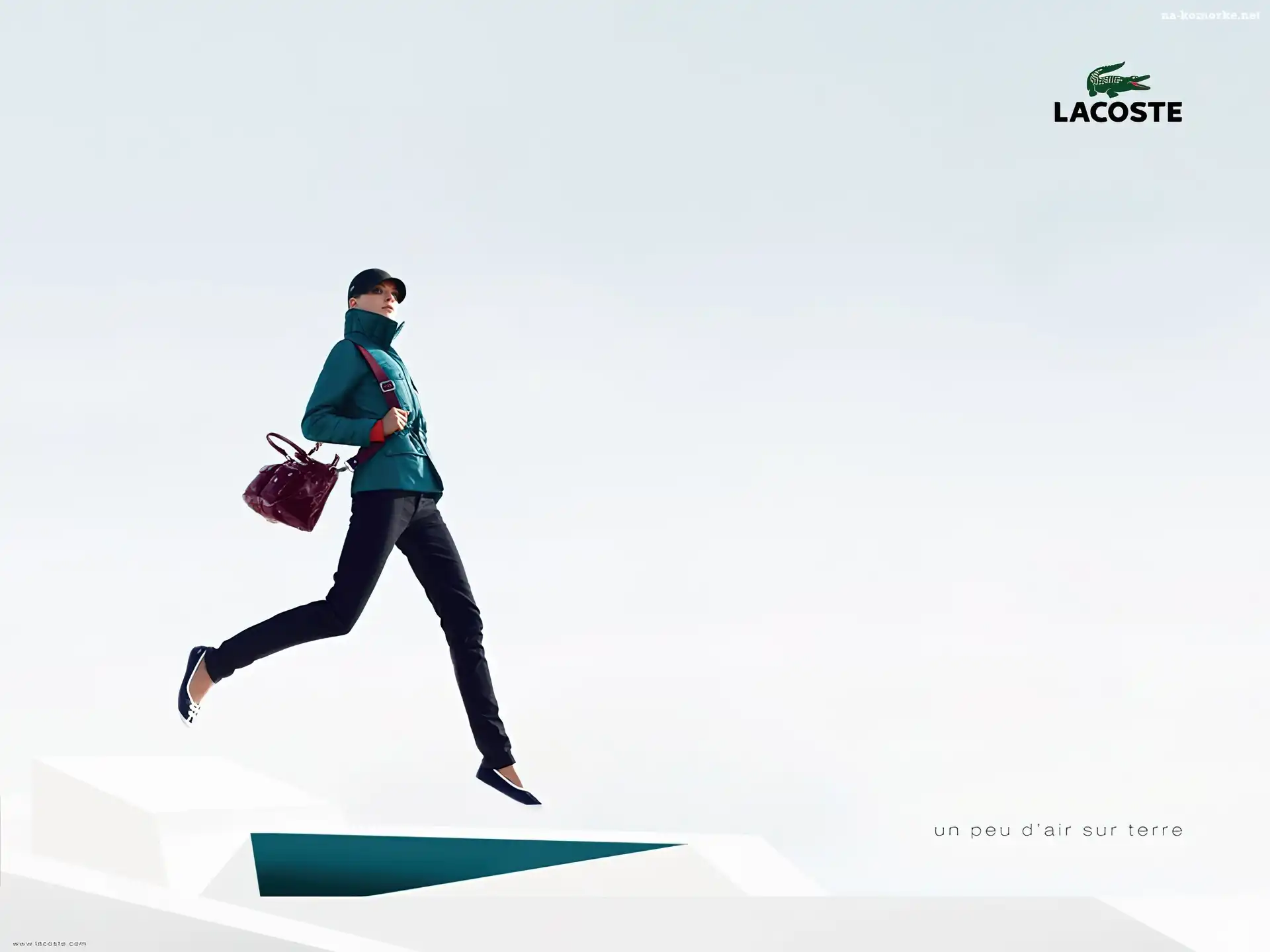 Lacoste, torebka, kobieta, płaszczyk