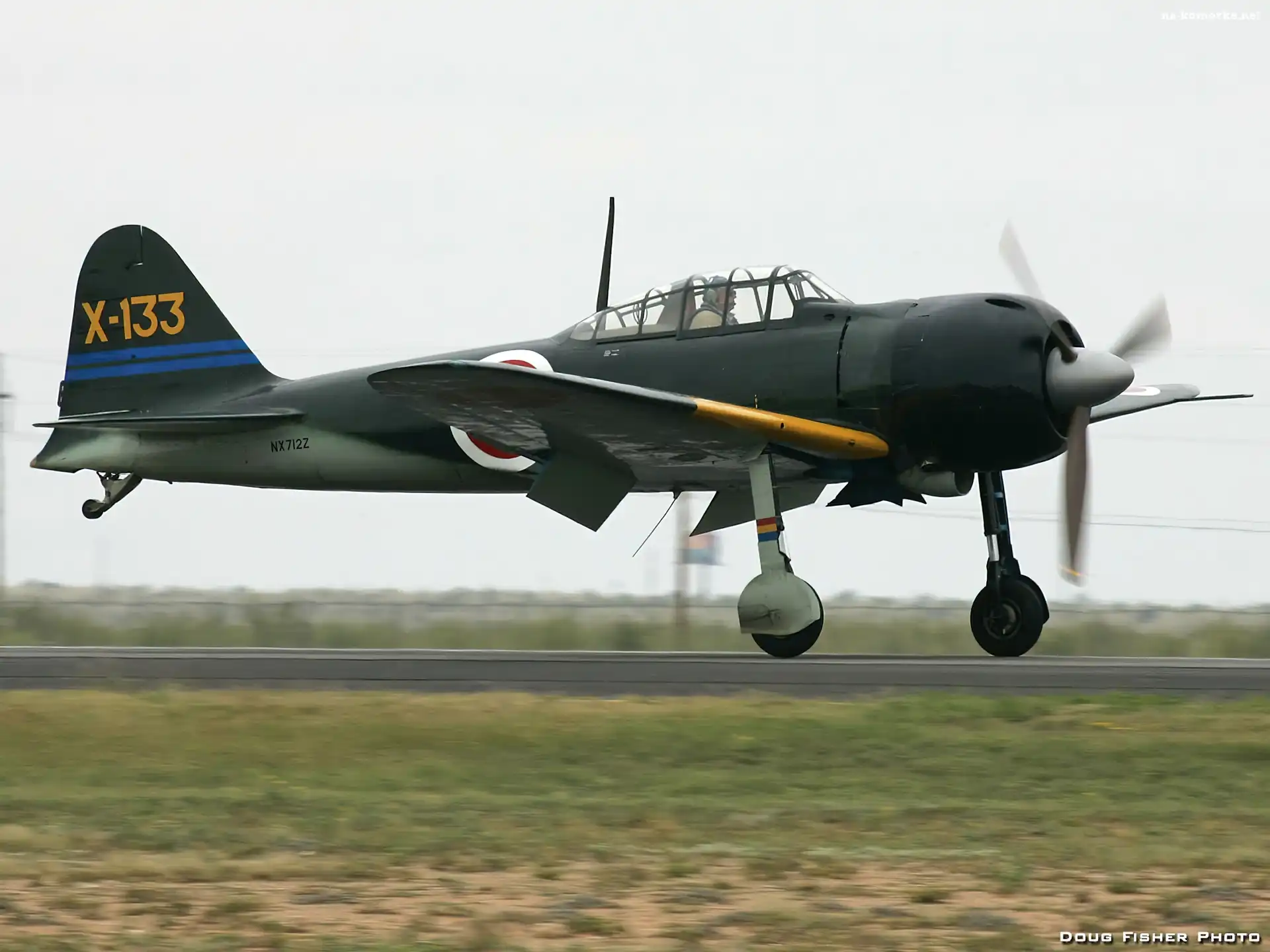 LÄ…dowanie, Mitsubishi, A6M5, Zeke, Zero