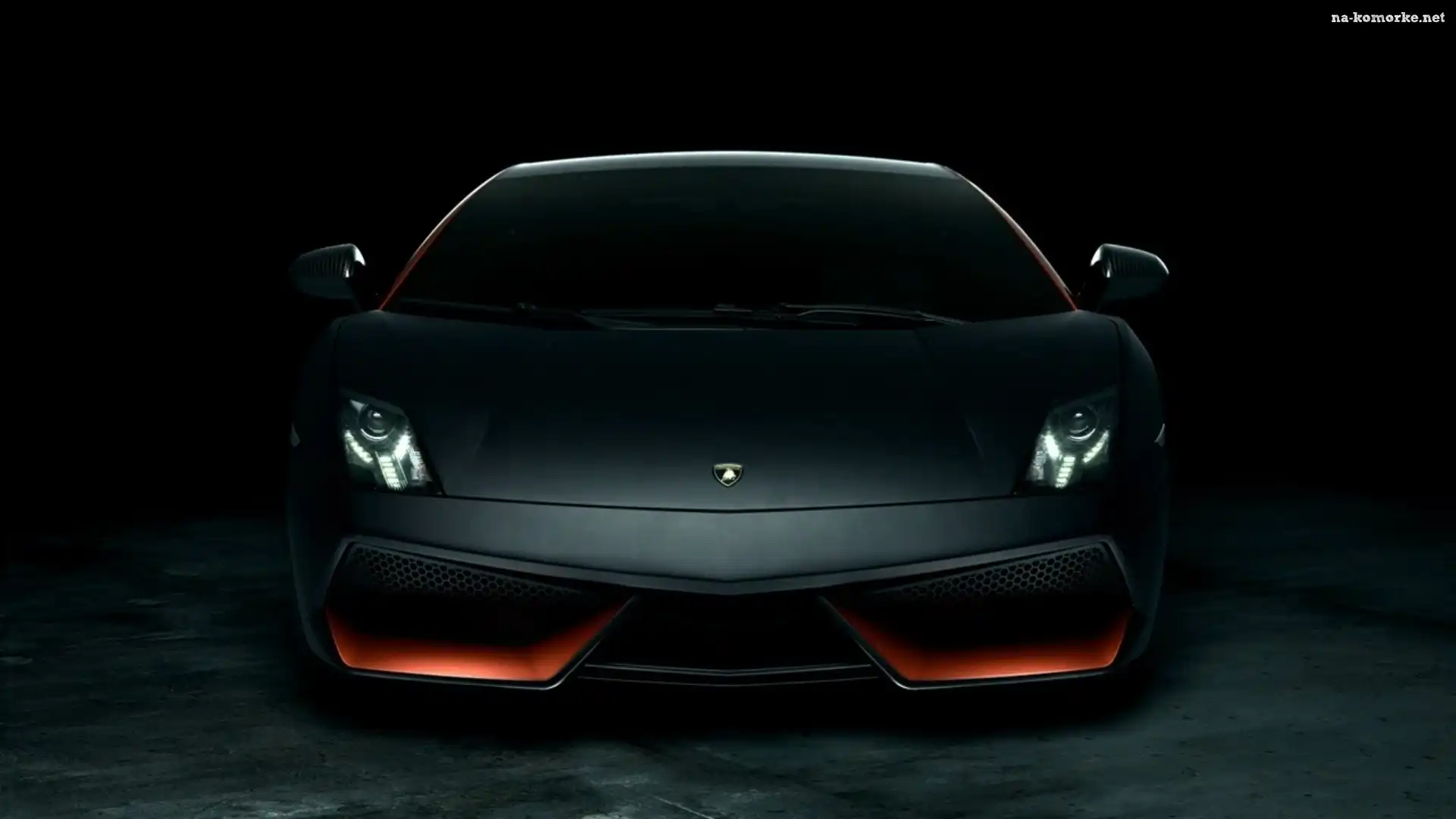 Lamborghini Aventador, Czarny, Mat