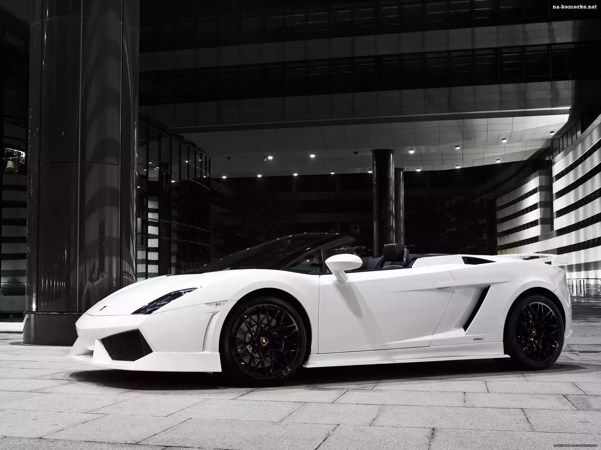 Lamborghini Gallardo, Felgi, Kabriolet, Czarne