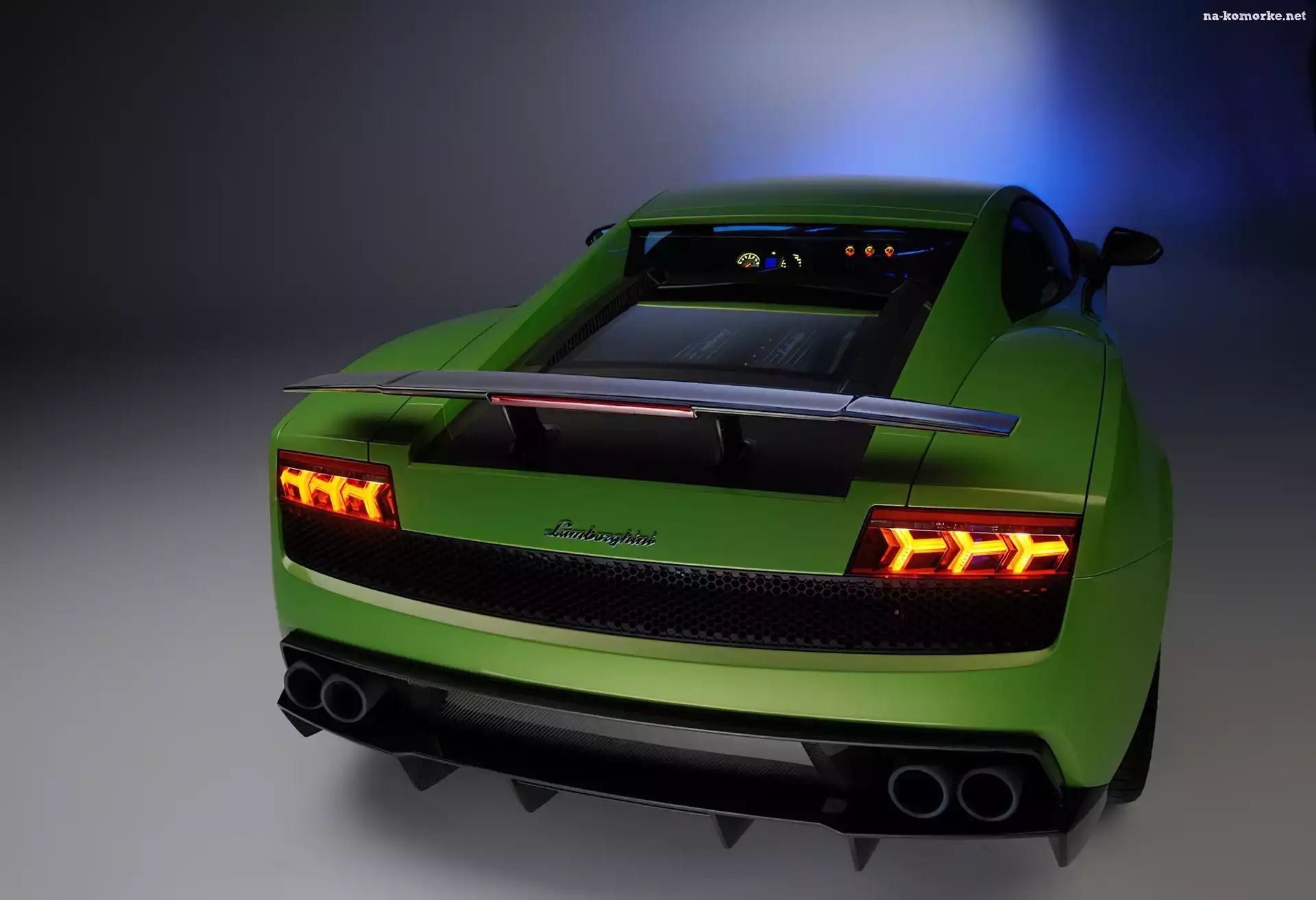 Lamborghini Gallardo, Neonowe, Lampy
