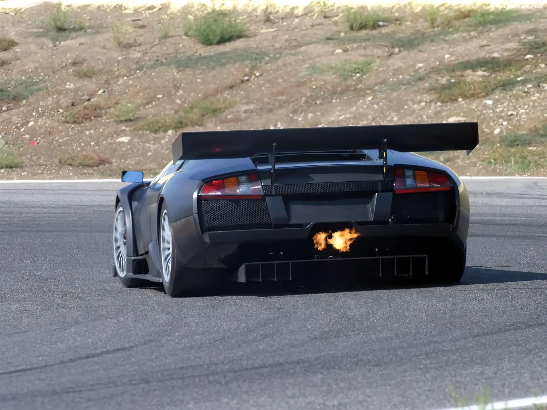 Lamborghini Murcielago, Wydechowa, Ogień, Rura
