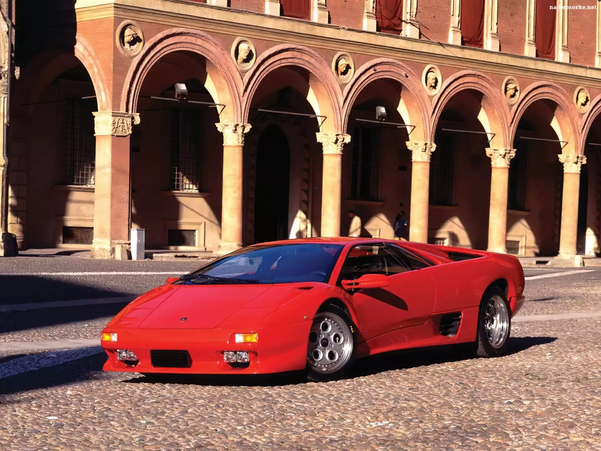 Lamborghini Diablo, Brukowa, Plac, Kostka