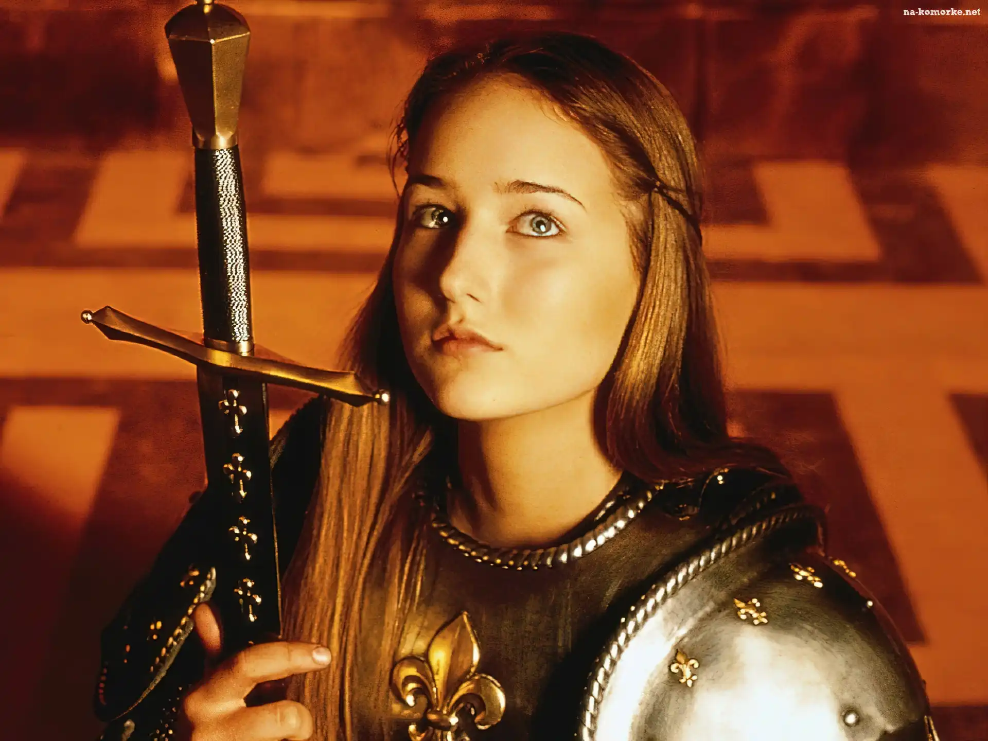 Zbroja, Leelee Sobieski, Aktorka, Joanna dArc, Miecz, Film