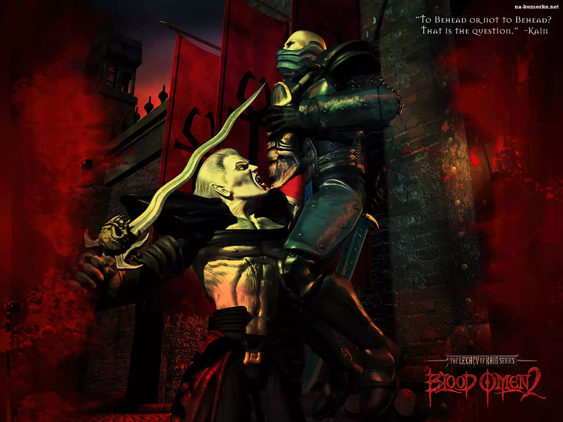 postacie, Legacy Of Kain Bo 2, potwór, miecz