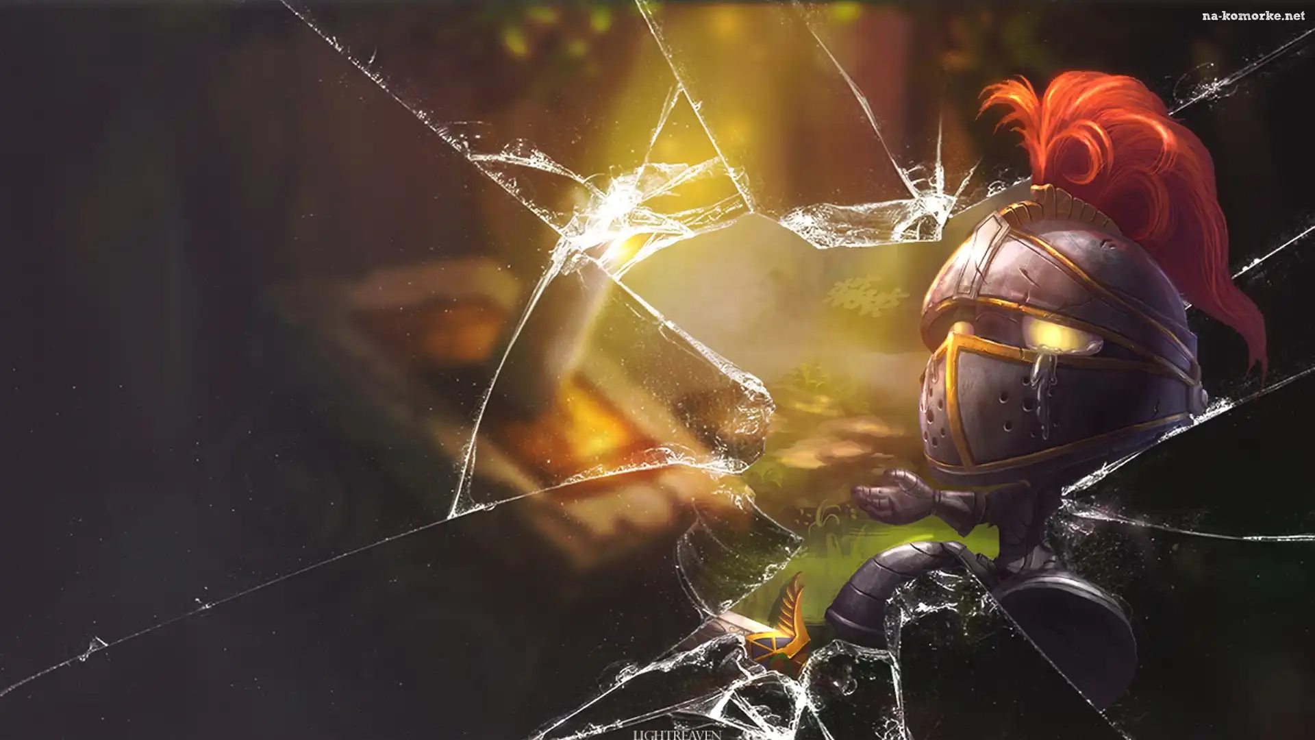 King, Almost, Of, Amumu, Ekran, Prom, Pęknięty, League, Legends