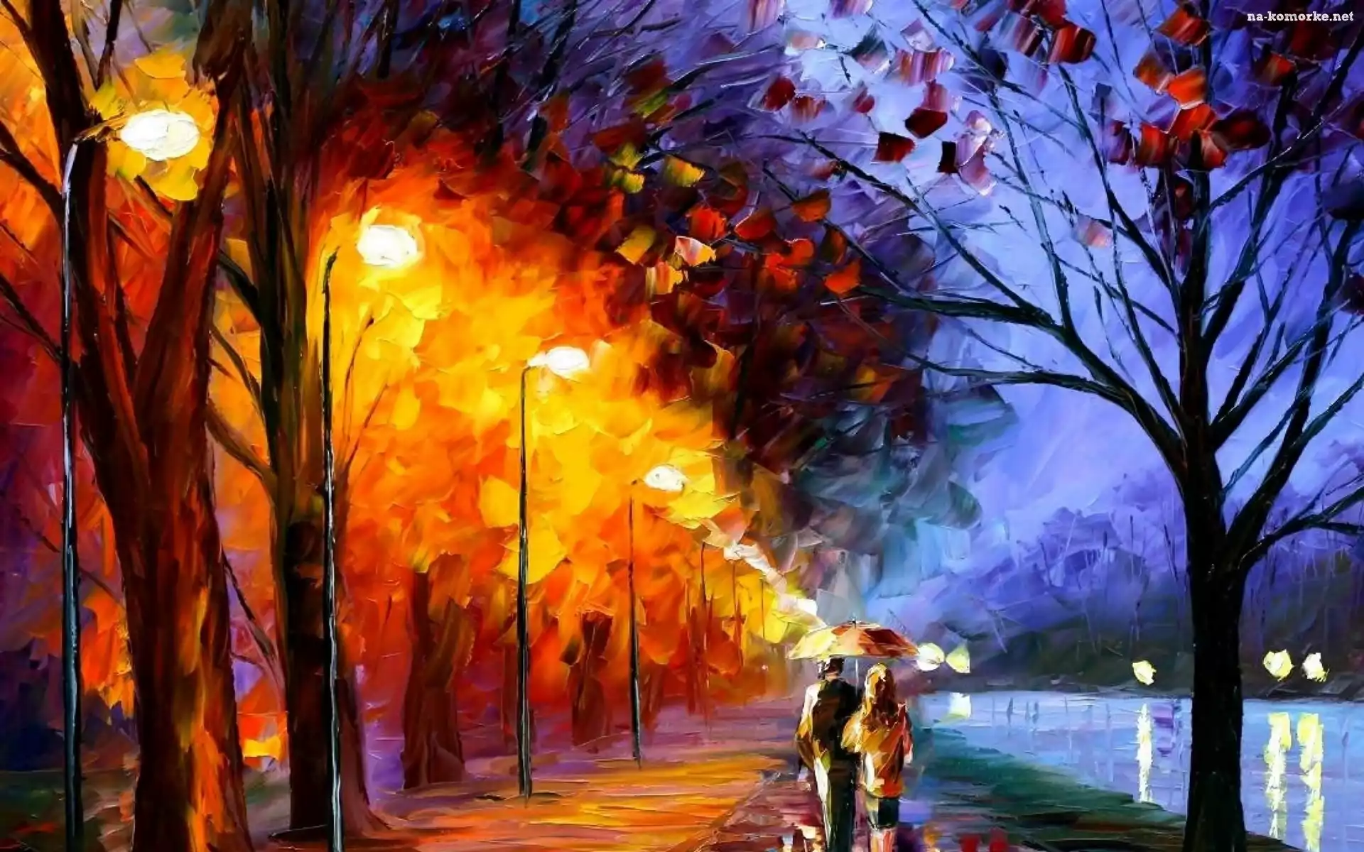 Leonid, W Deszczu, Afremov, Spacer