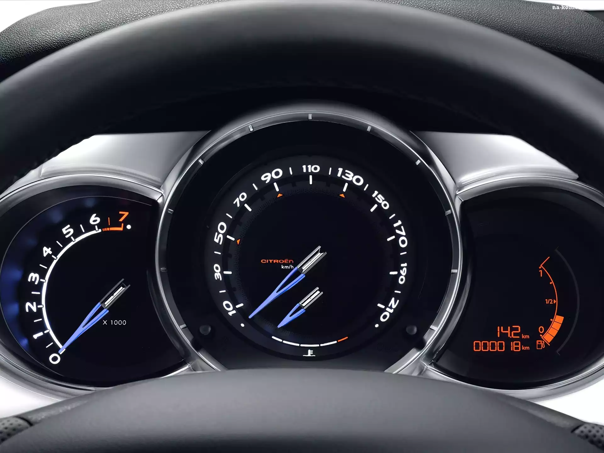 Licznik, Citroen DS3, OsiÄ…gi