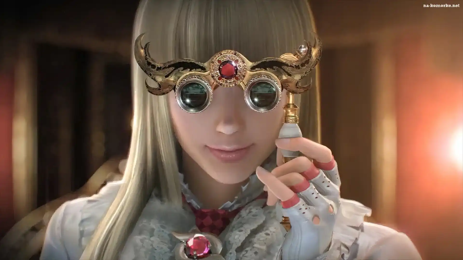 Lili Rochenfort, Okulary, Rękawiczki