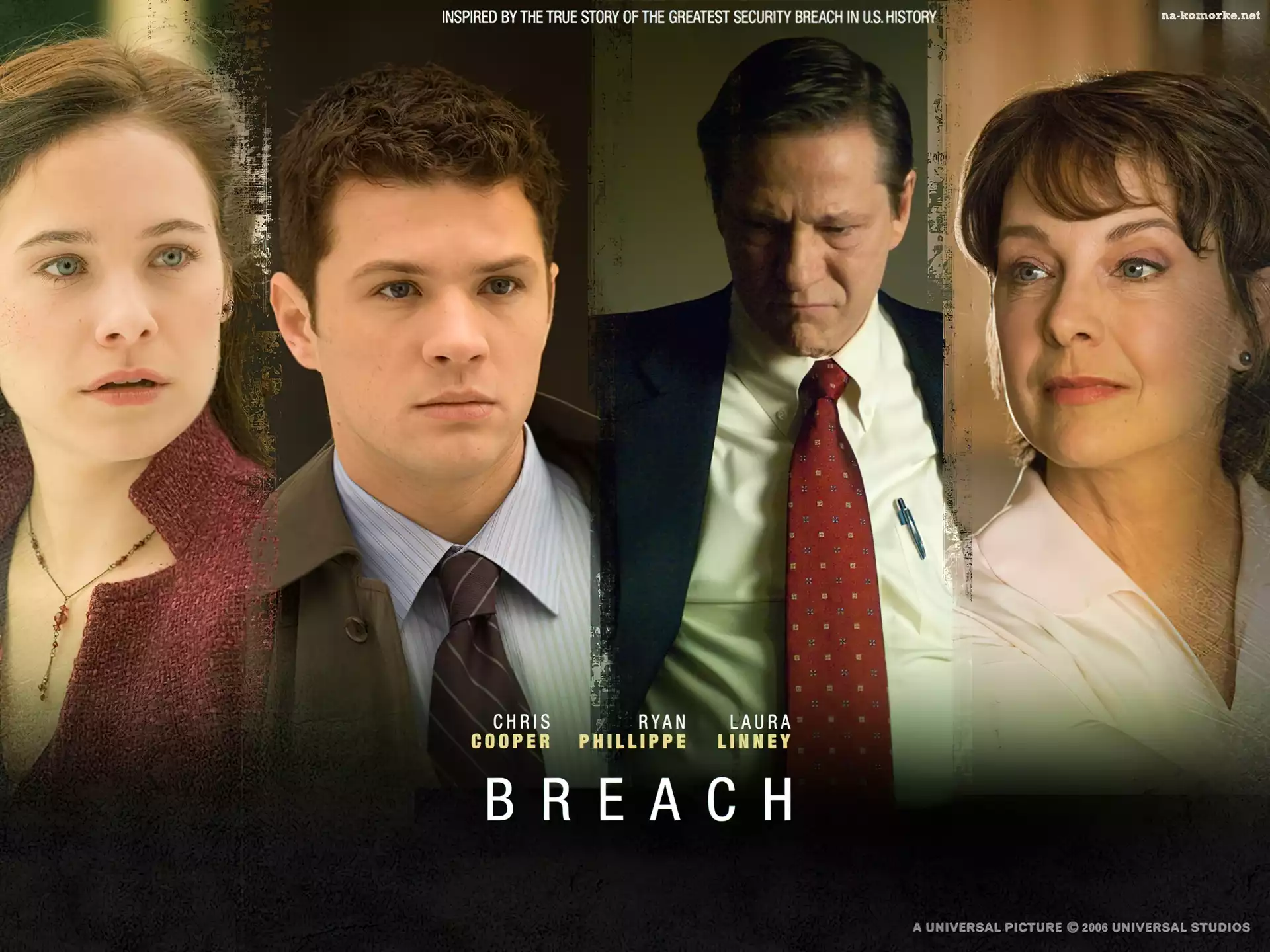 Breach, Chris Cooper, Laura Linney, Ryan Phillippe, Caroline Dhavernas Aktor