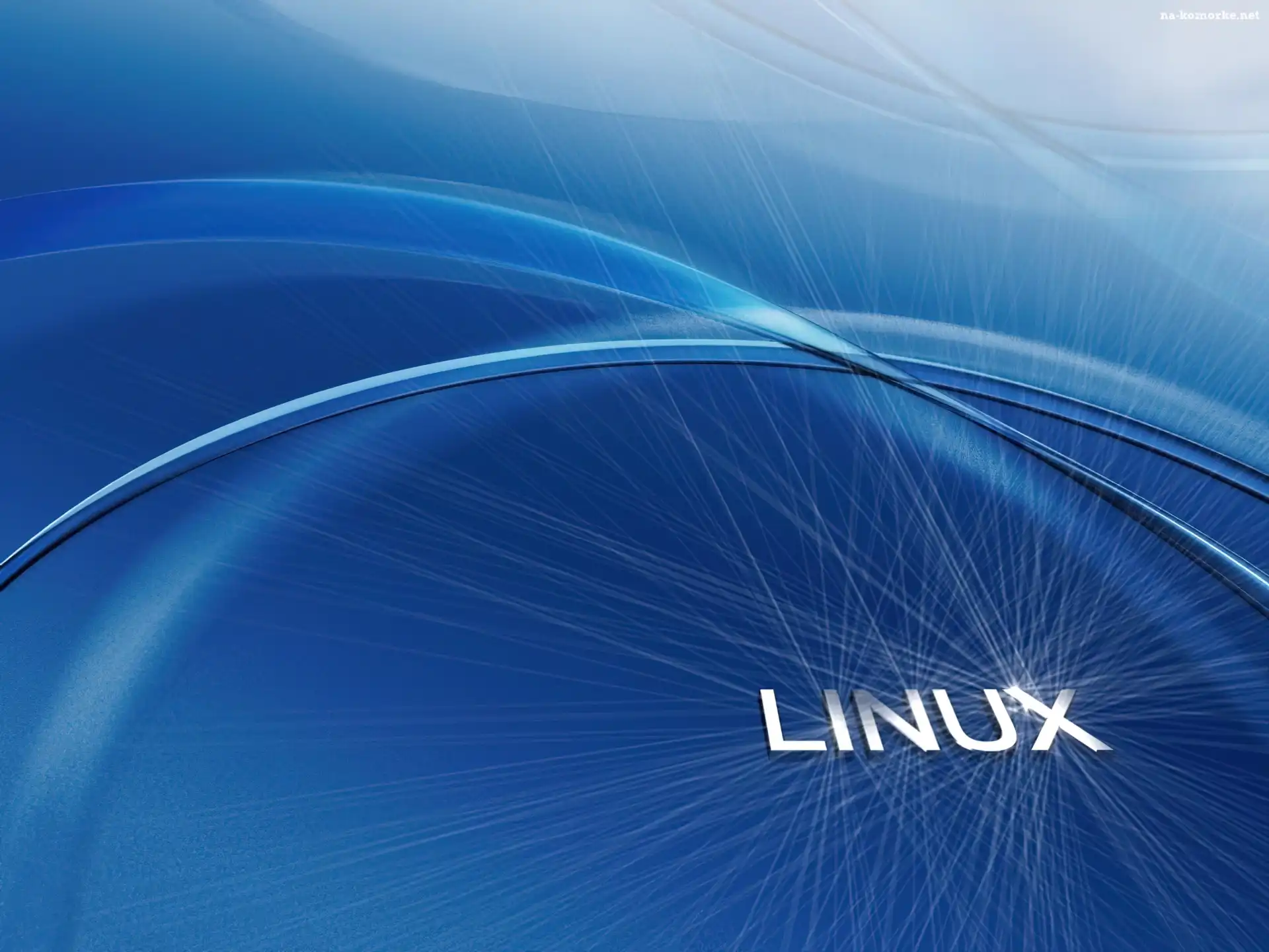 Linux, Pasma, Niebieskie, Tło