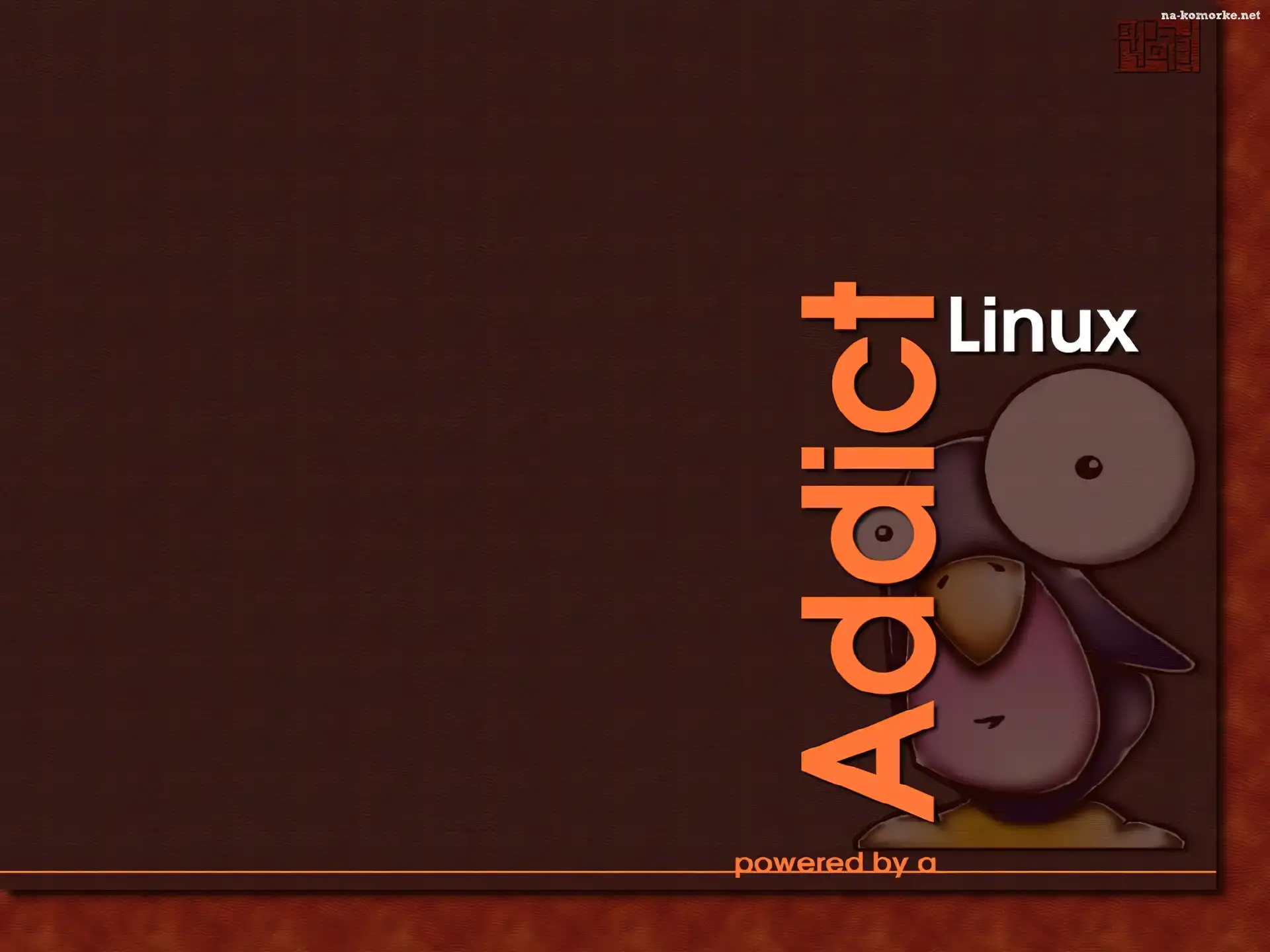 Linux, pingwin, oko, grafika